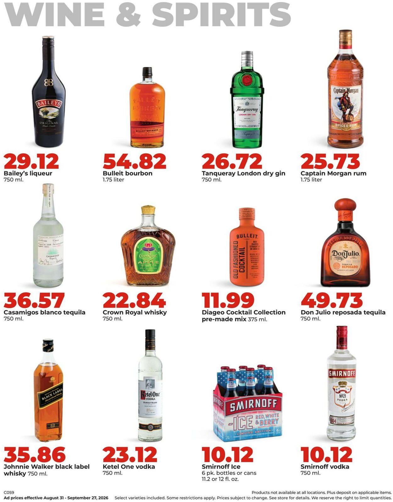 Catalogue HyVee from 08/31/2026