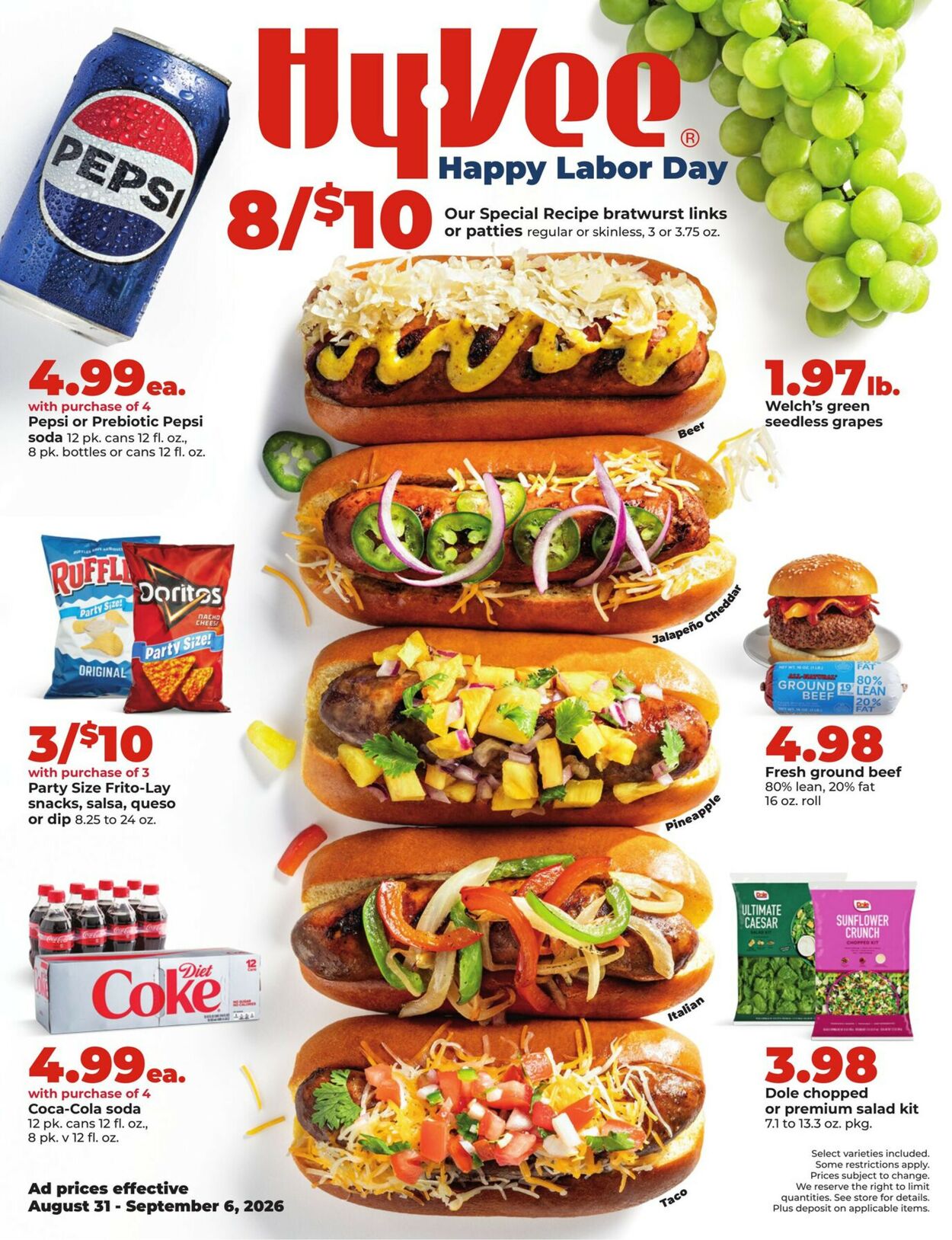 Catalogue HyVee from 08/31/2026