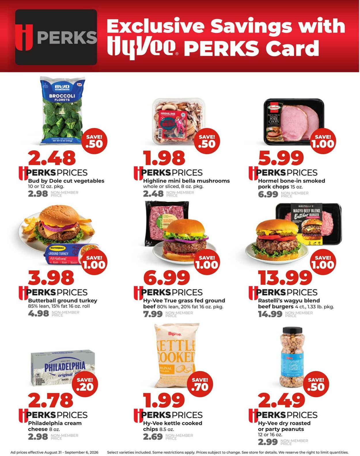 Catalogue HyVee from 08/31/2026
