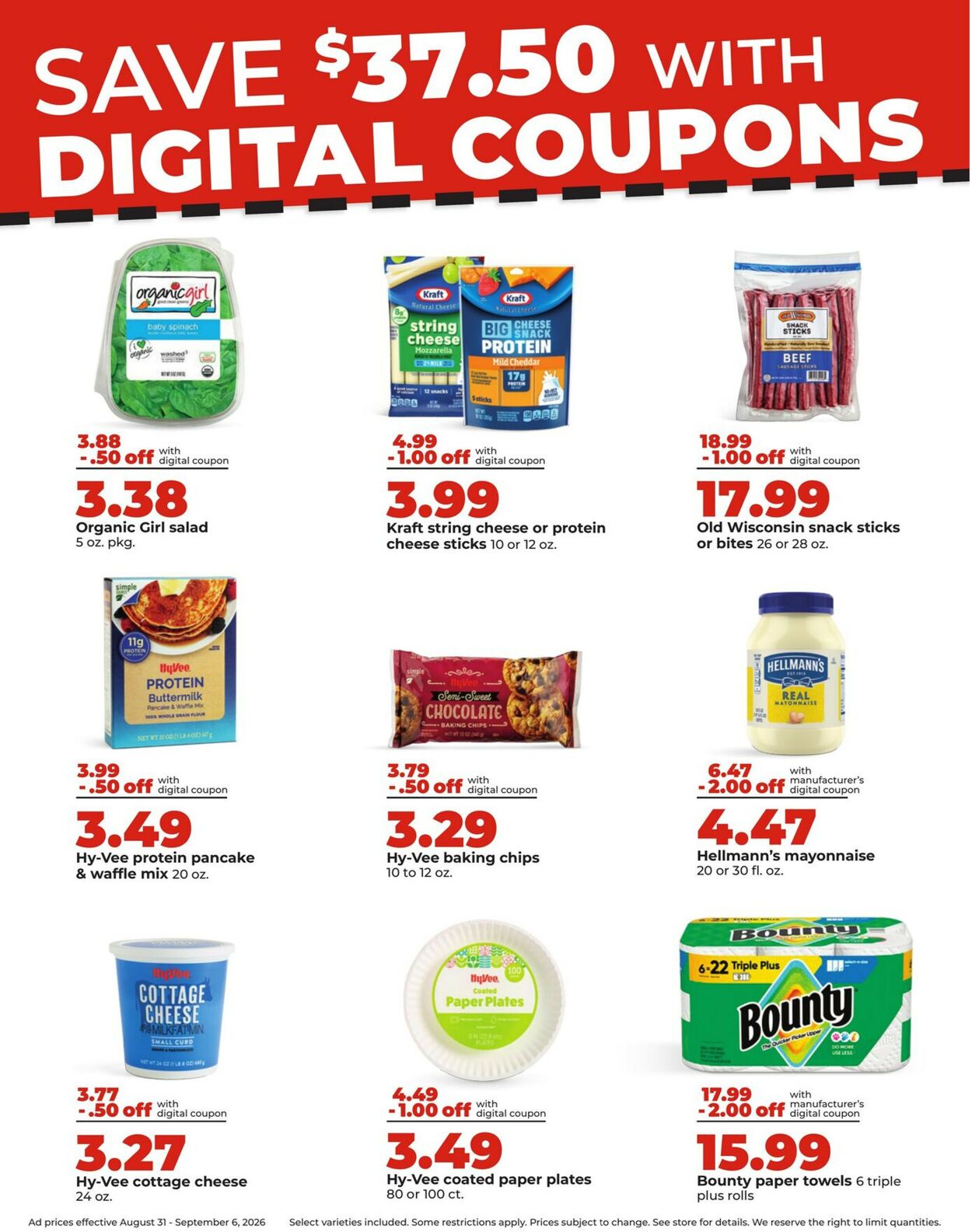 Catalogue HyVee from 08/31/2026