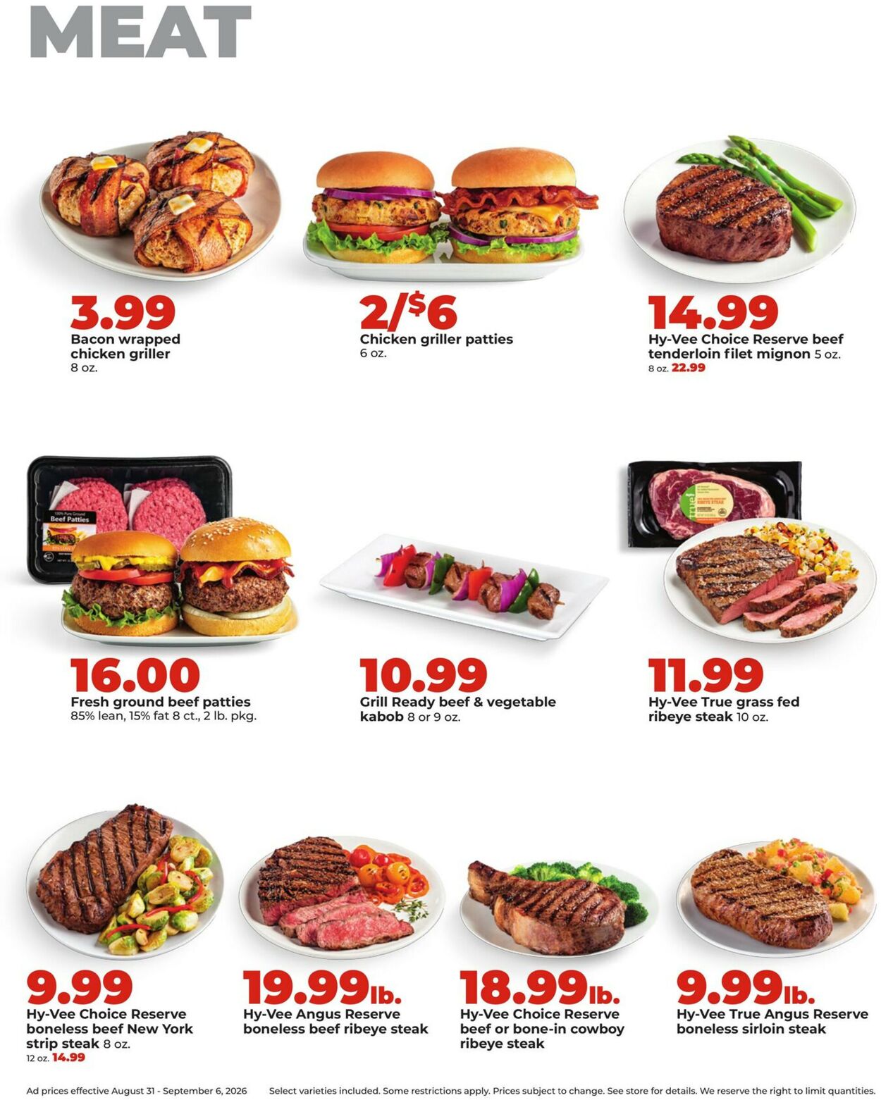Catalogue HyVee from 08/31/2026