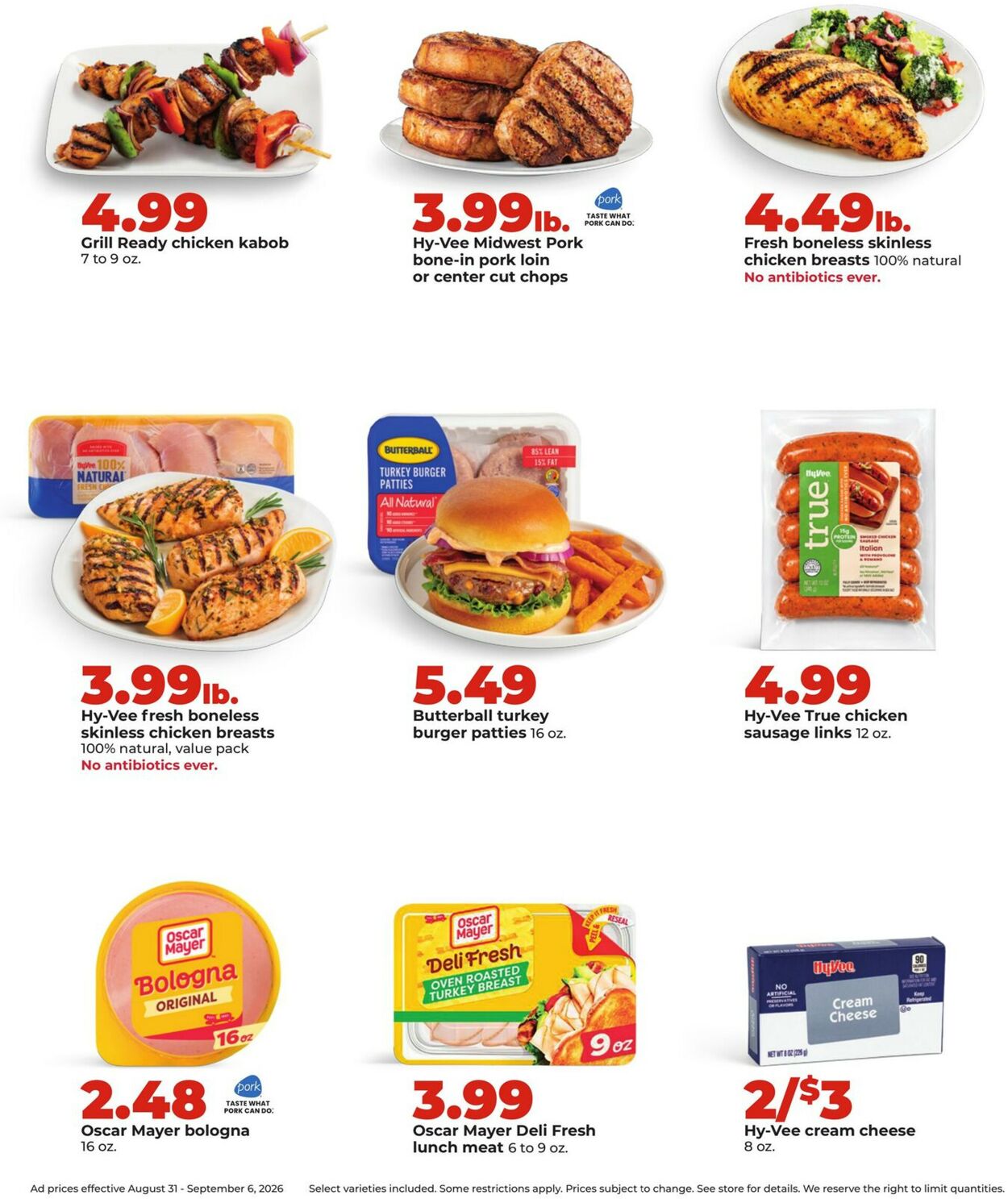 Catalogue HyVee from 08/31/2026