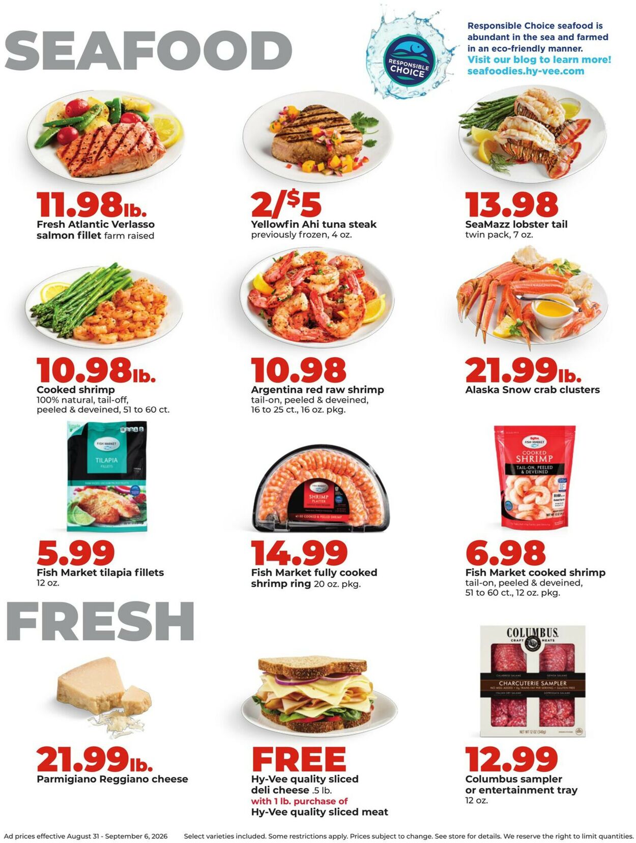 Catalogue HyVee from 08/31/2026