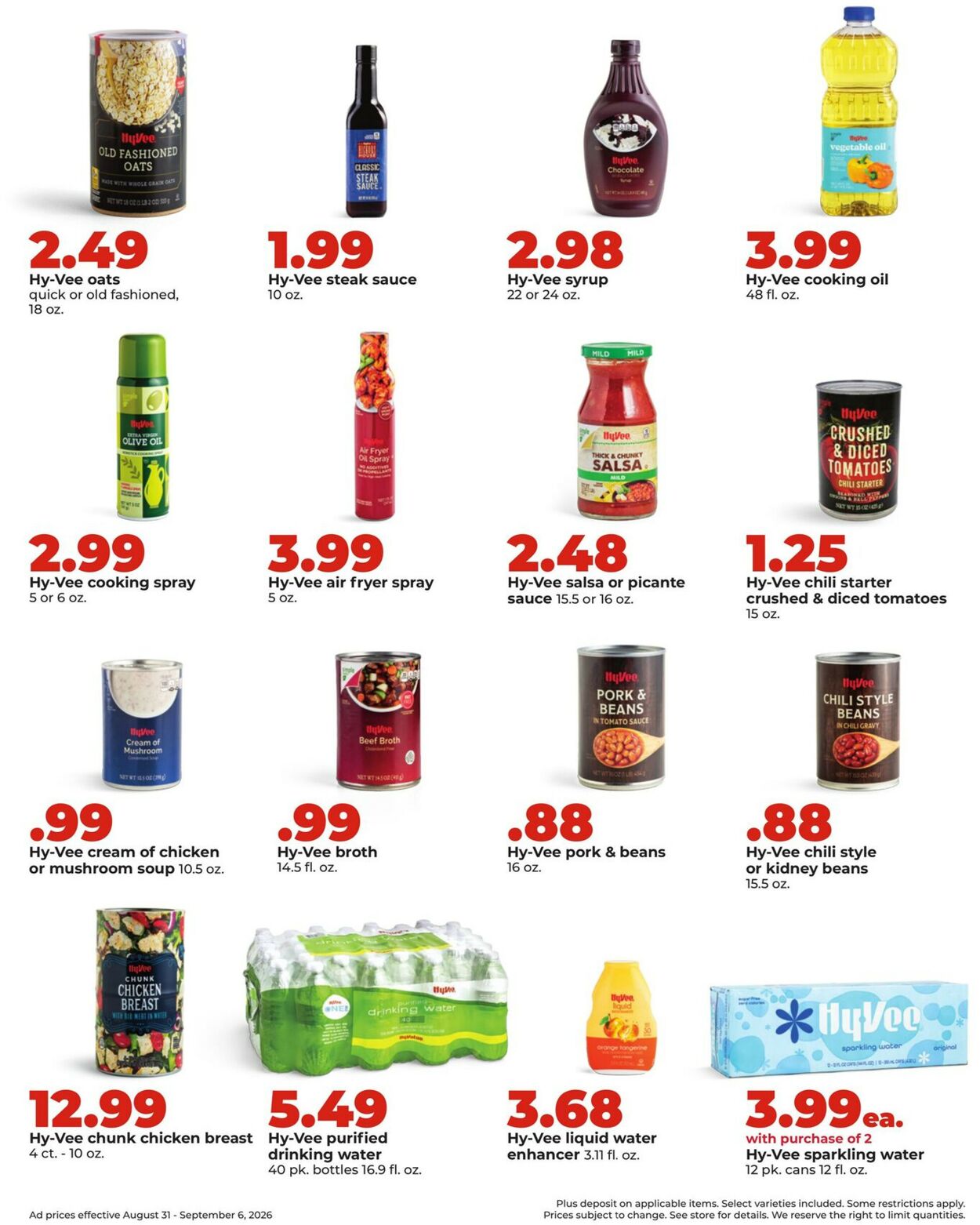 Catalogue HyVee from 08/31/2026