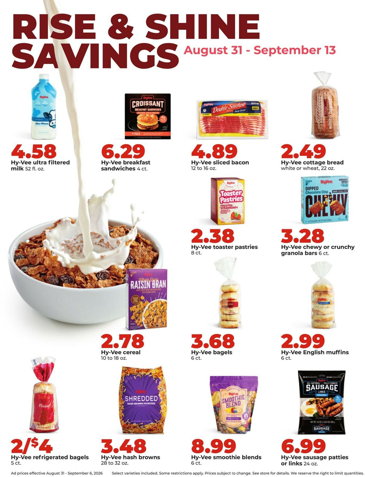 Catalogue HyVee from 08/31/2026