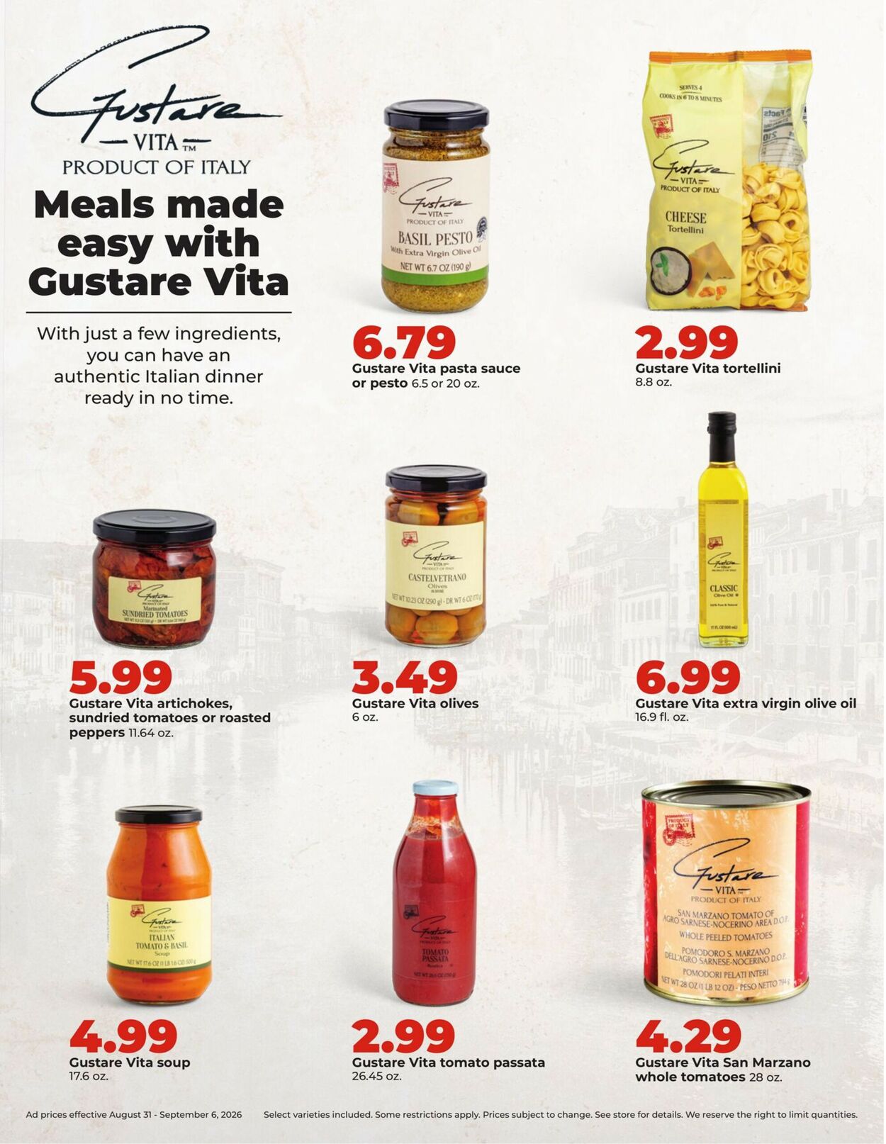 Catalogue HyVee from 08/31/2026
