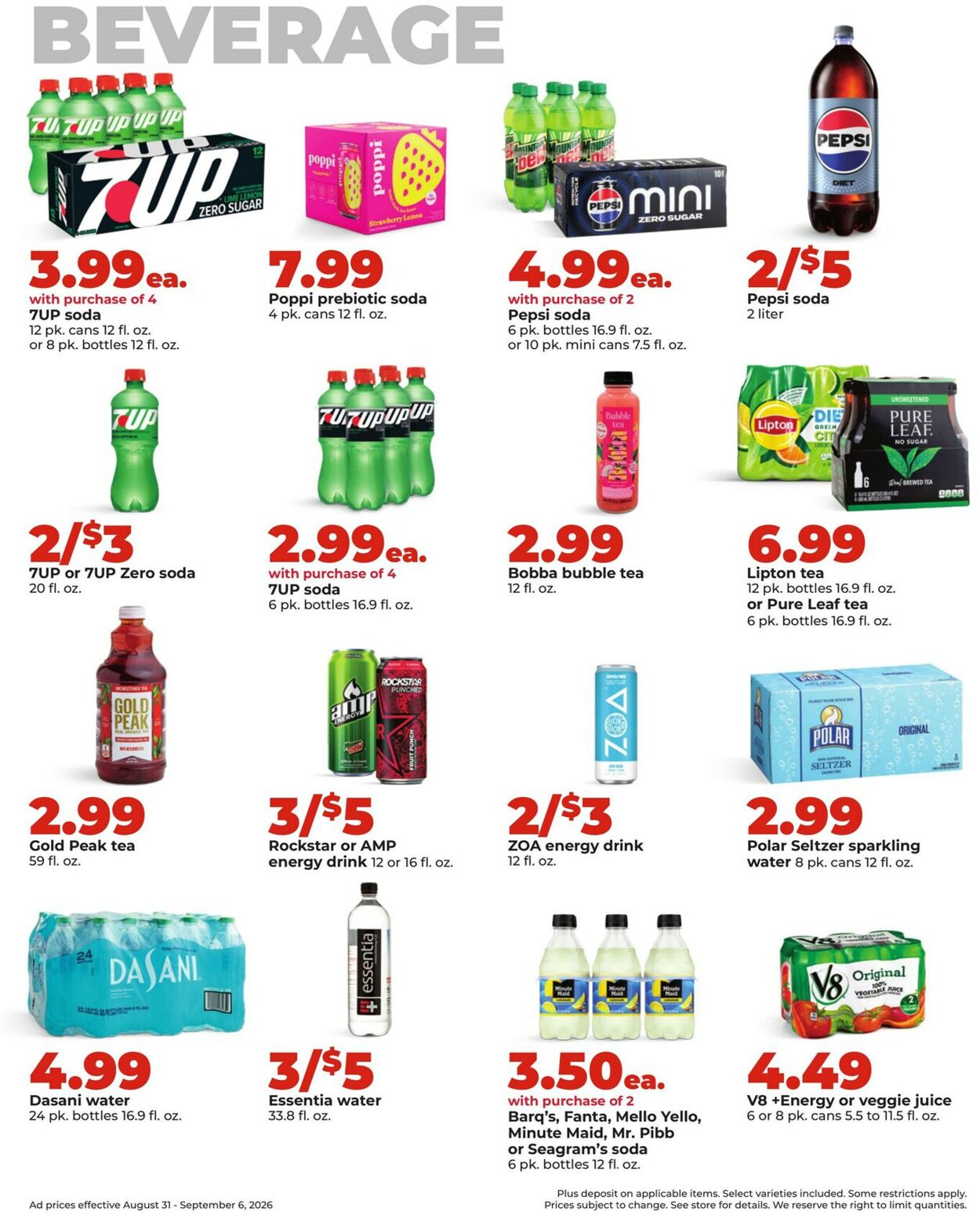 Catalogue HyVee from 08/31/2026