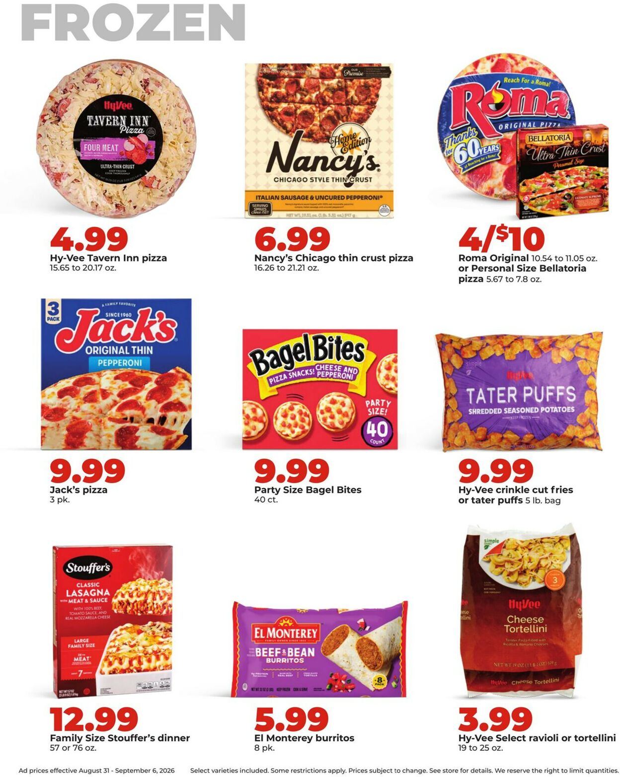 Catalogue HyVee from 08/31/2026