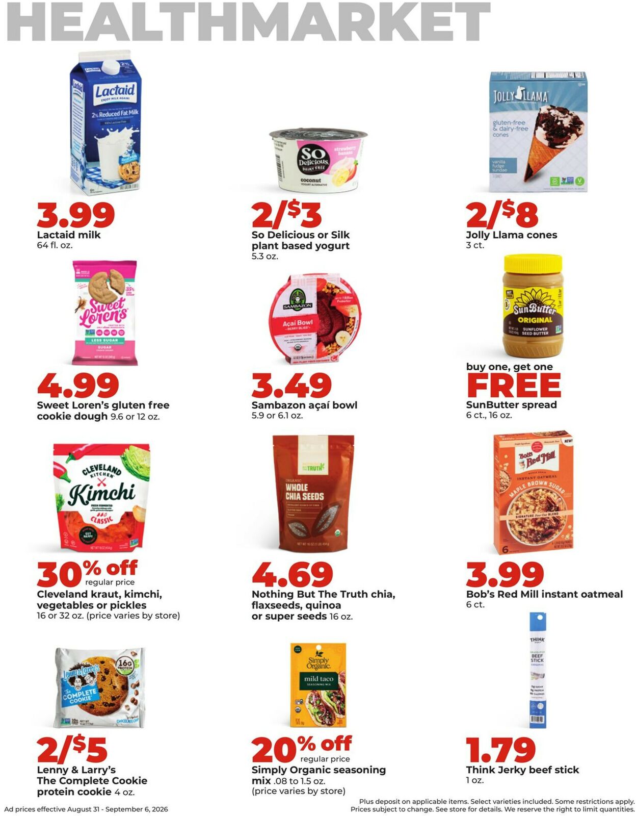 Catalogue HyVee from 08/31/2026