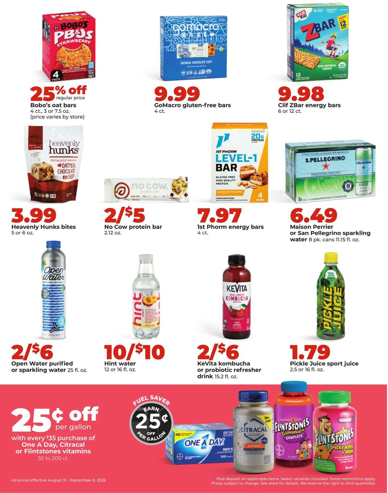 Catalogue HyVee from 08/31/2026