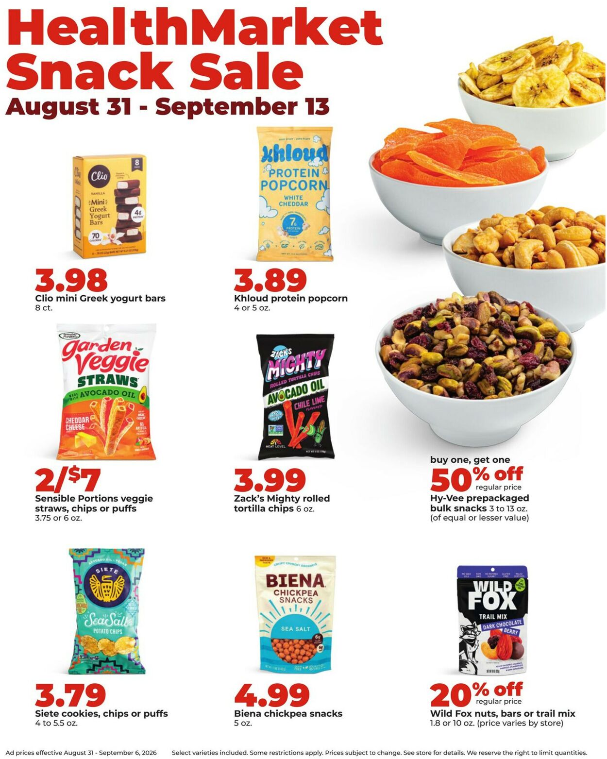 Catalogue HyVee from 08/31/2026