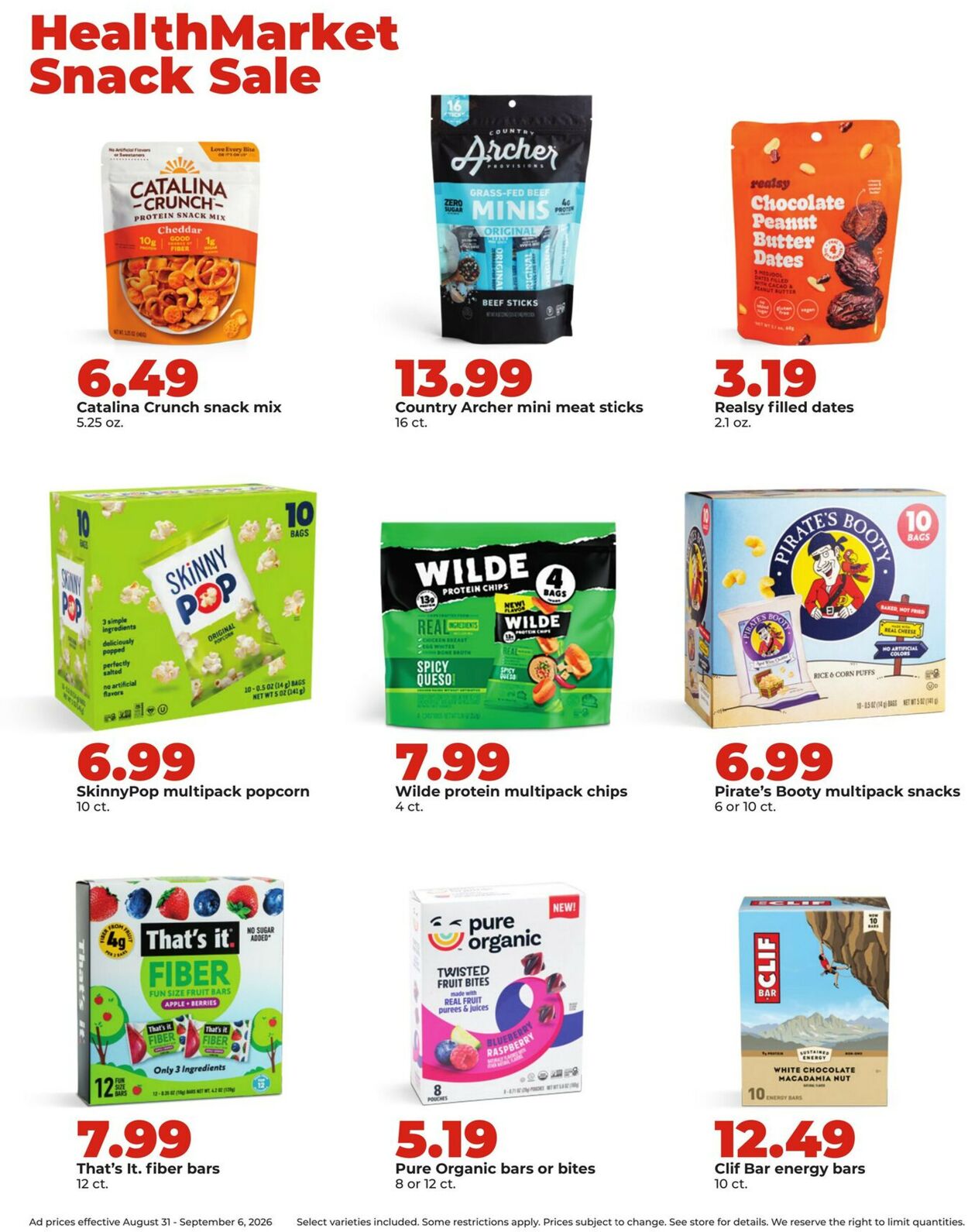 Catalogue HyVee from 08/31/2026