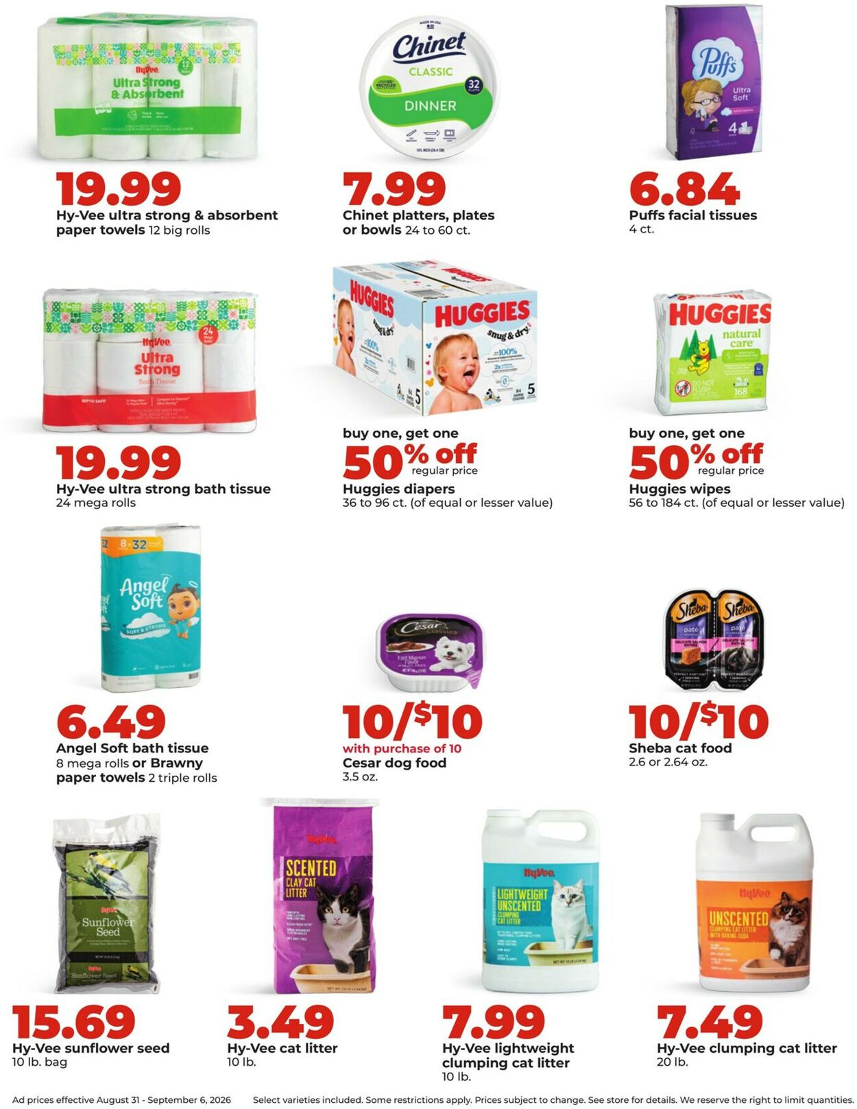 Catalogue HyVee from 08/31/2026