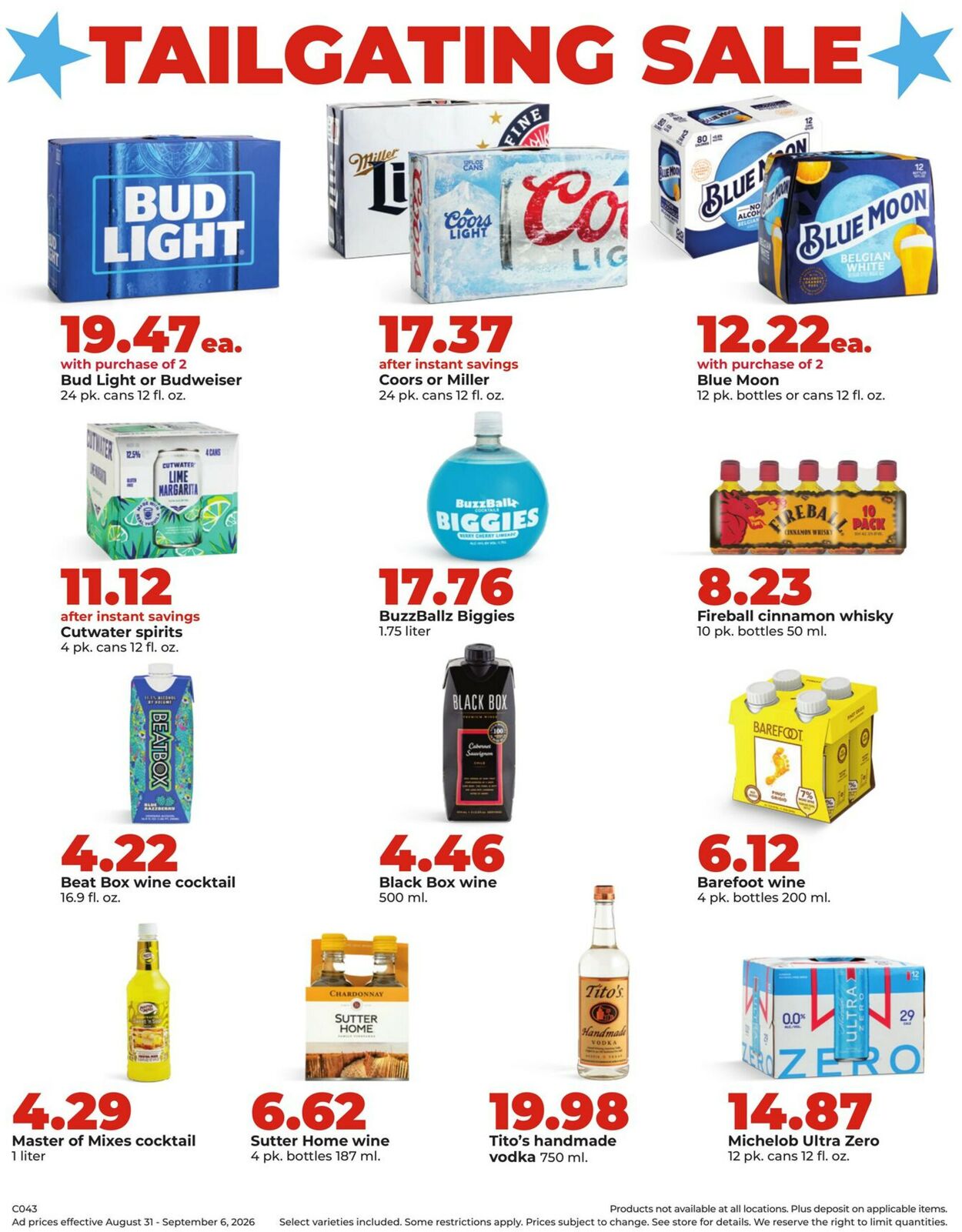 Catalogue HyVee from 08/31/2026