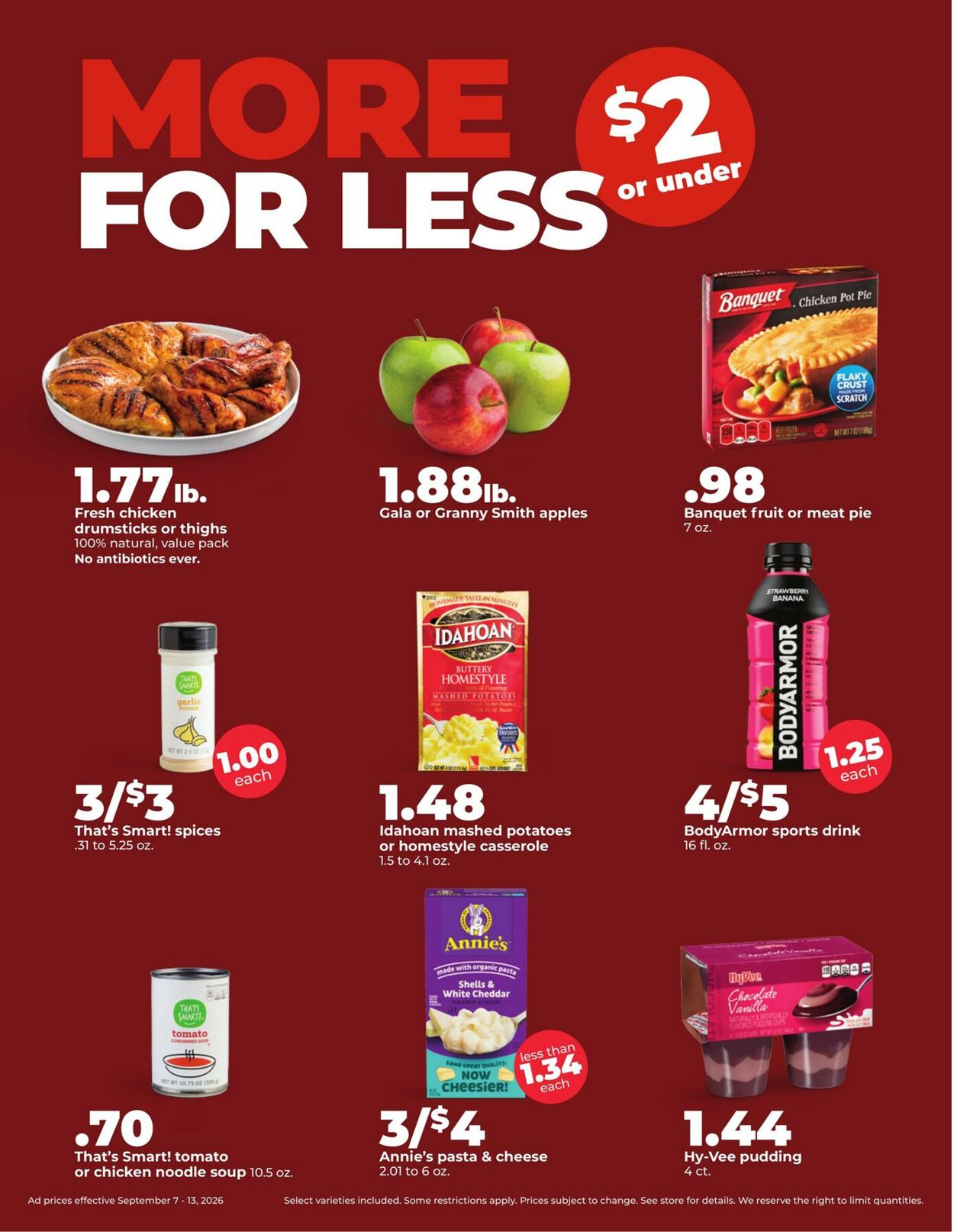 Catalogue HyVee from 09/07/2026
