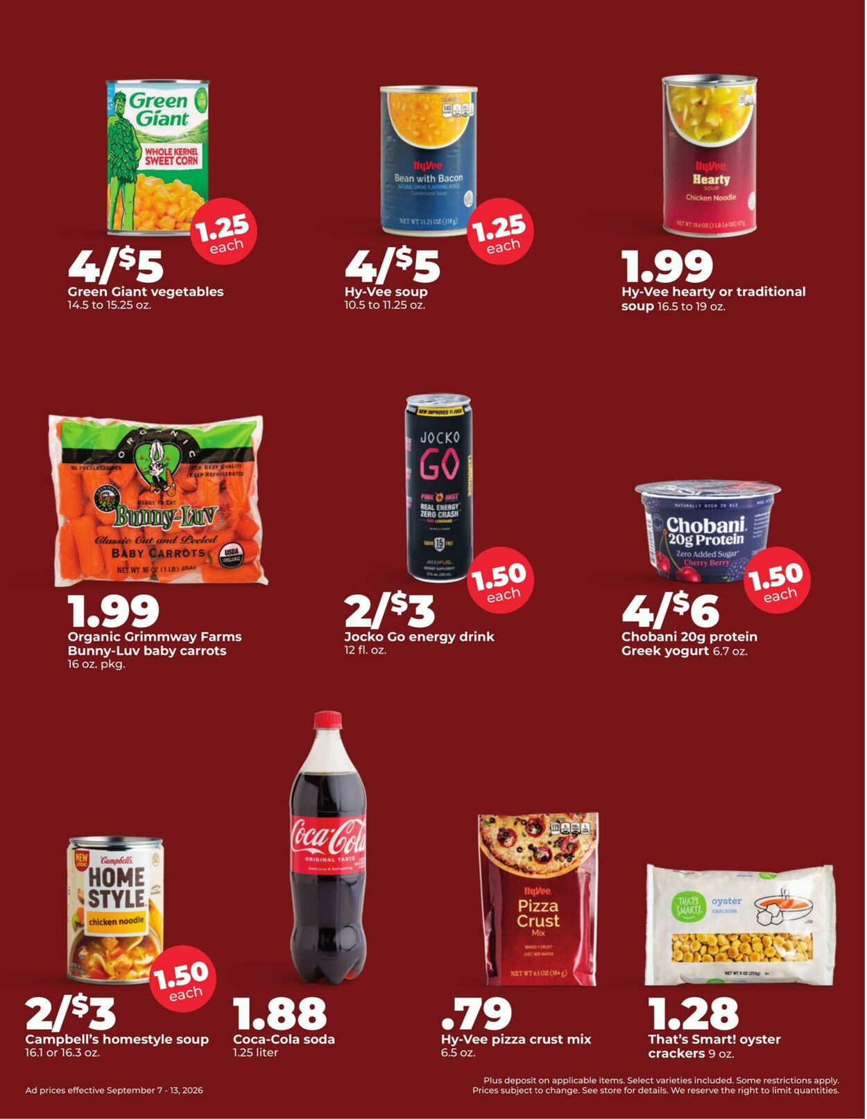 Catalogue HyVee from 09/07/2026