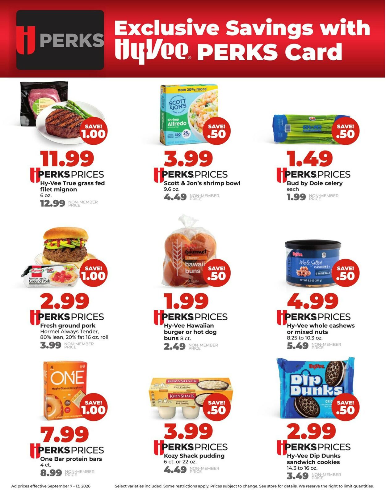 Catalogue HyVee from 09/07/2026