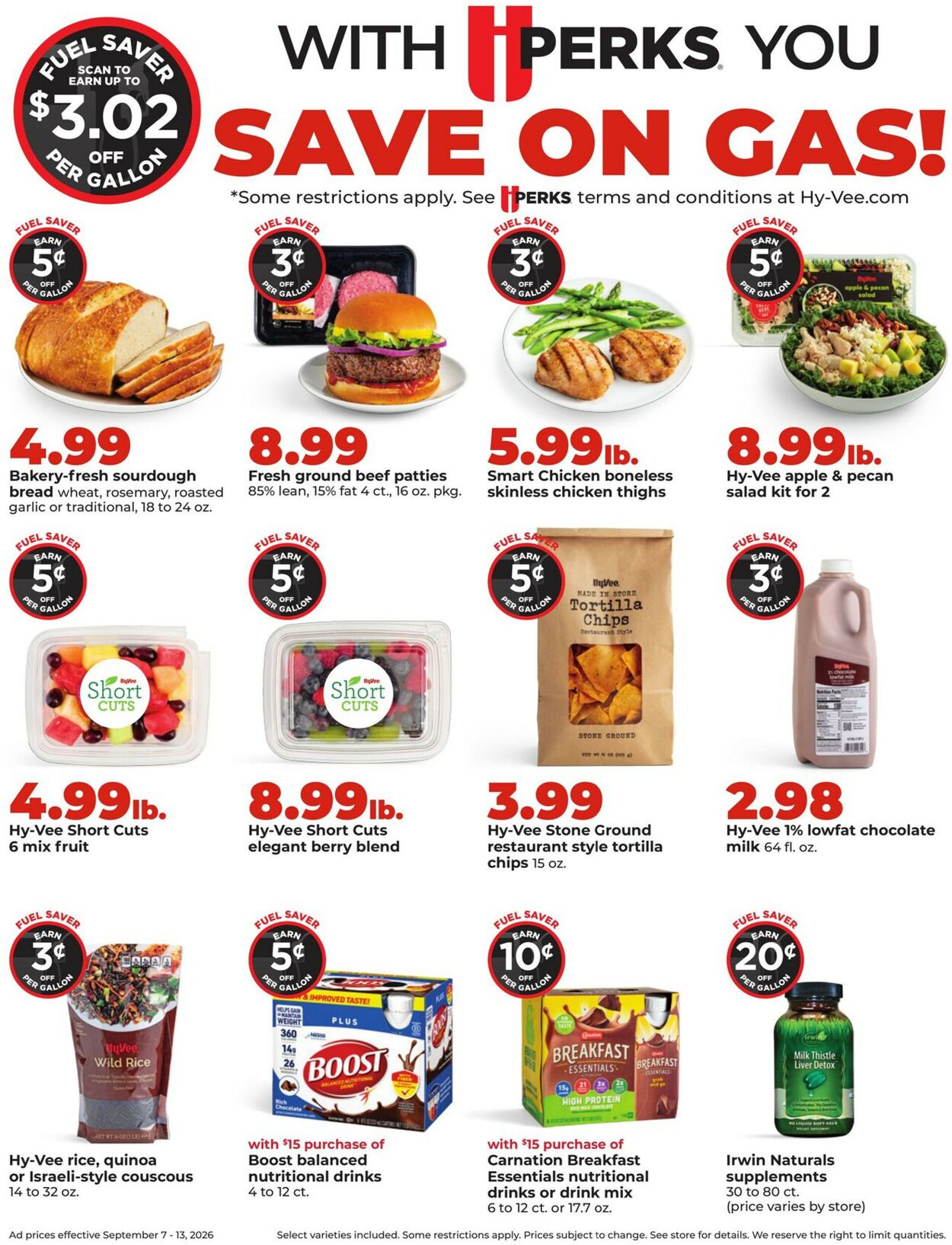 Catalogue HyVee from 09/07/2026