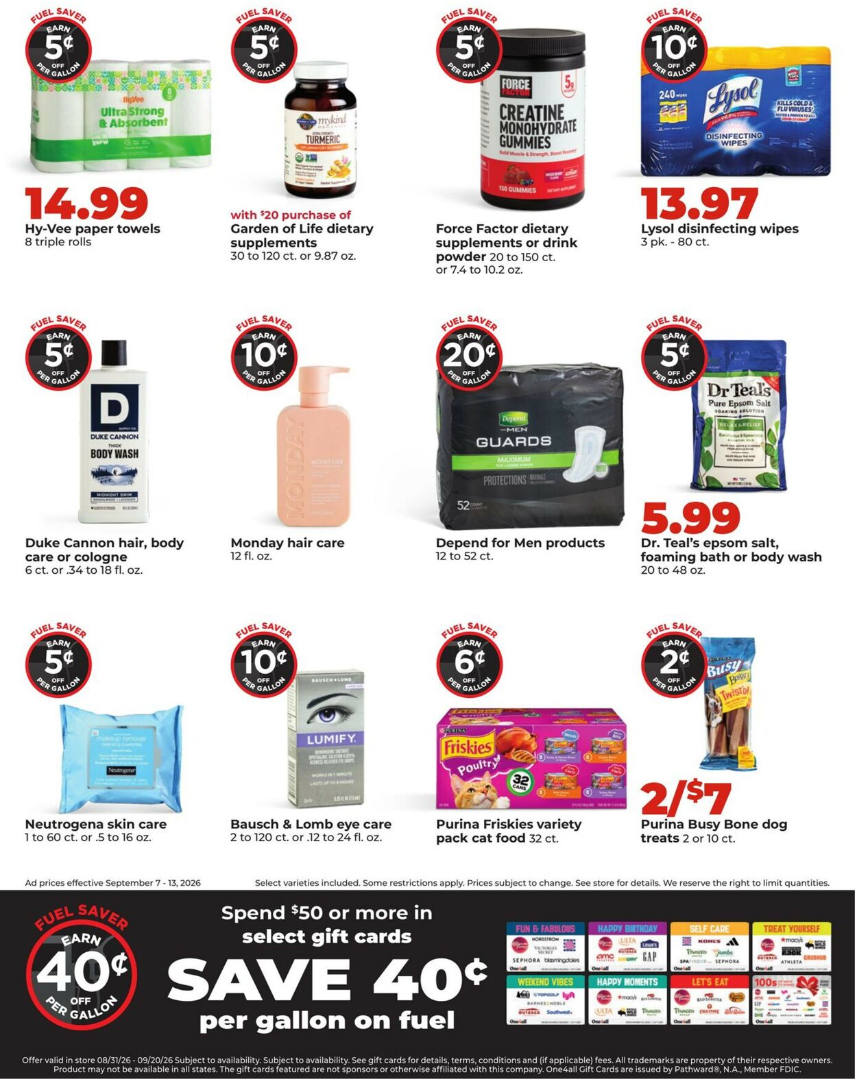 Catalogue HyVee from 09/07/2026