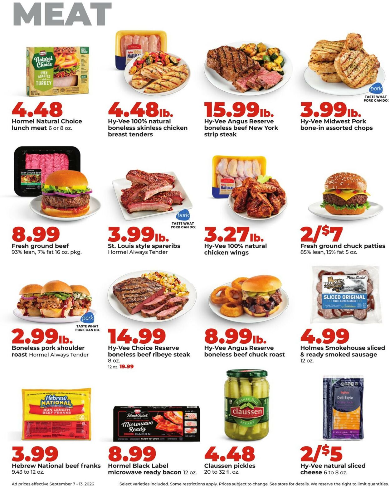 Catalogue HyVee from 09/07/2026