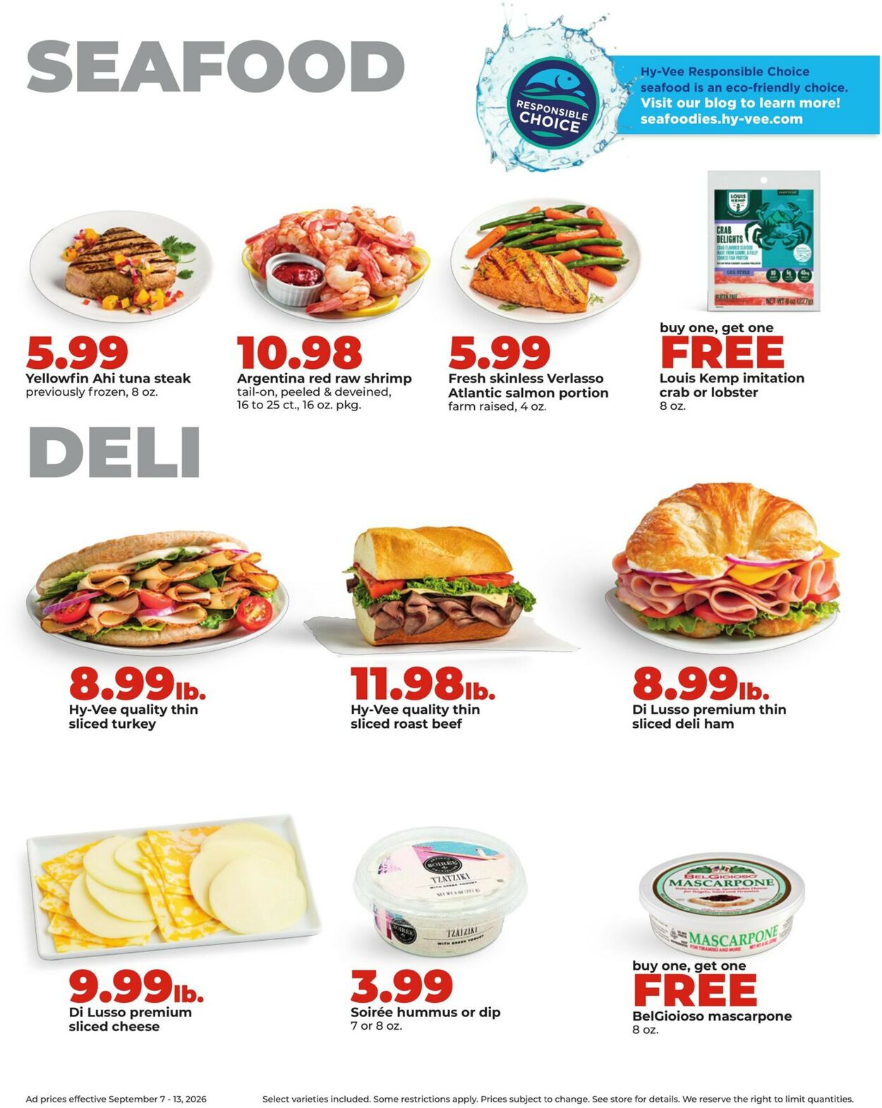 Catalogue HyVee from 09/07/2026
