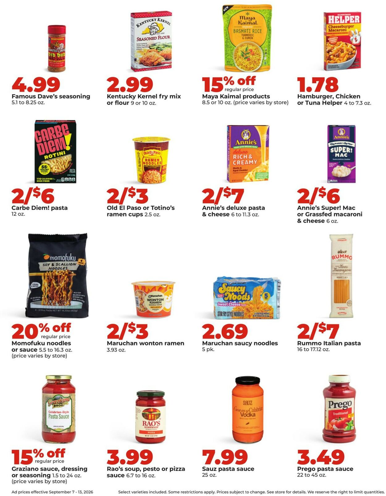 Catalogue HyVee from 09/07/2026