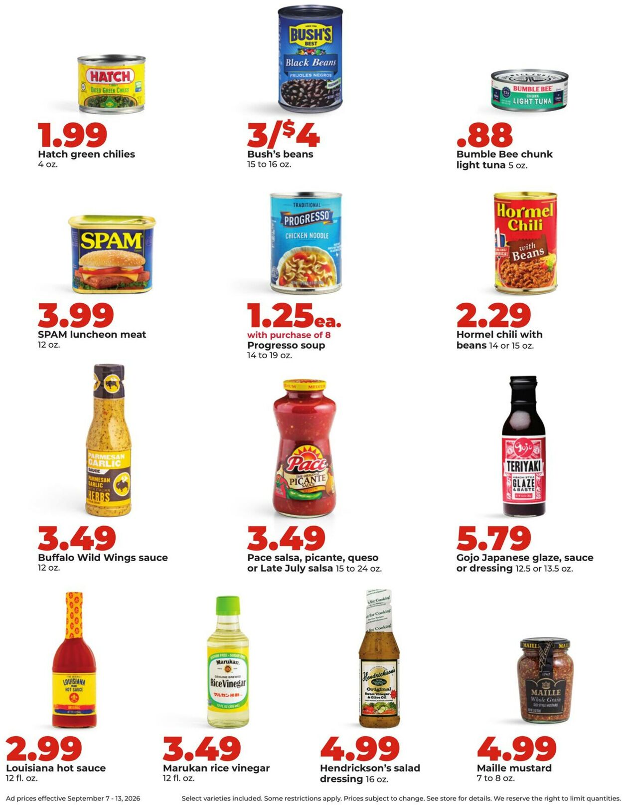 Catalogue HyVee from 09/07/2026
