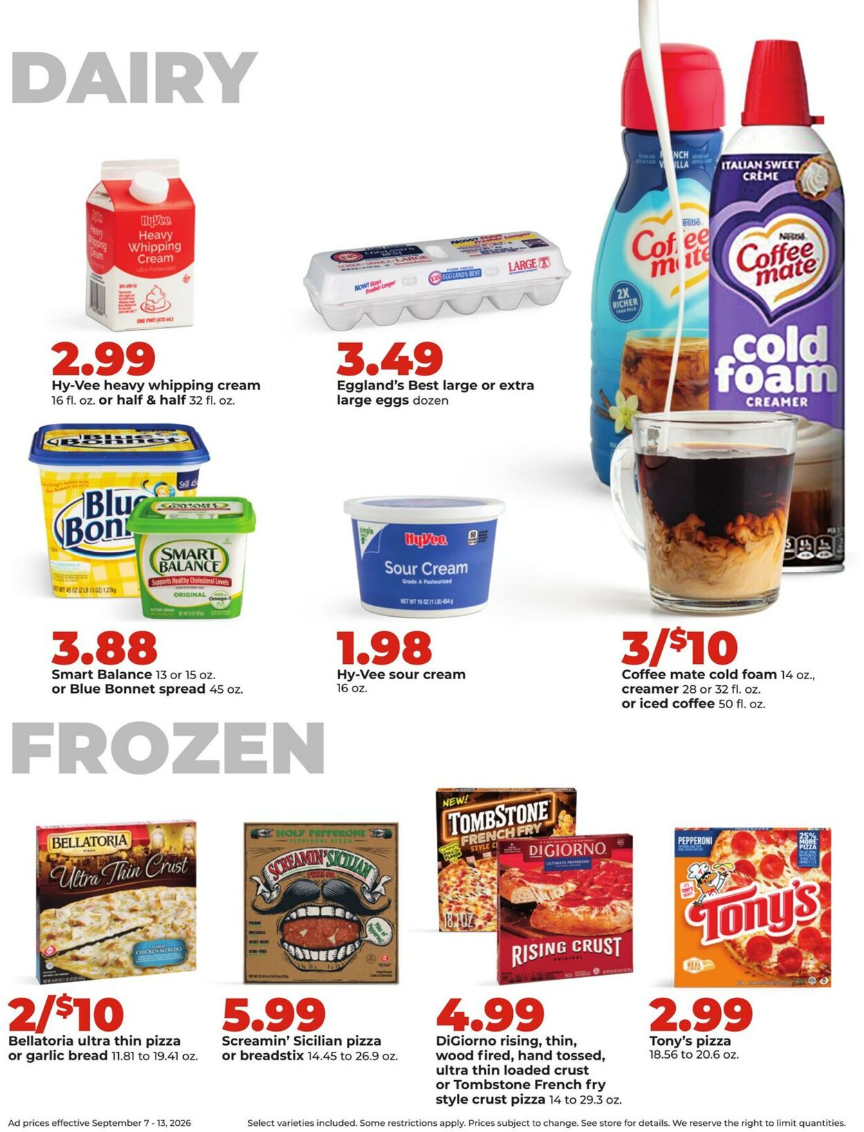 Catalogue HyVee from 09/07/2026