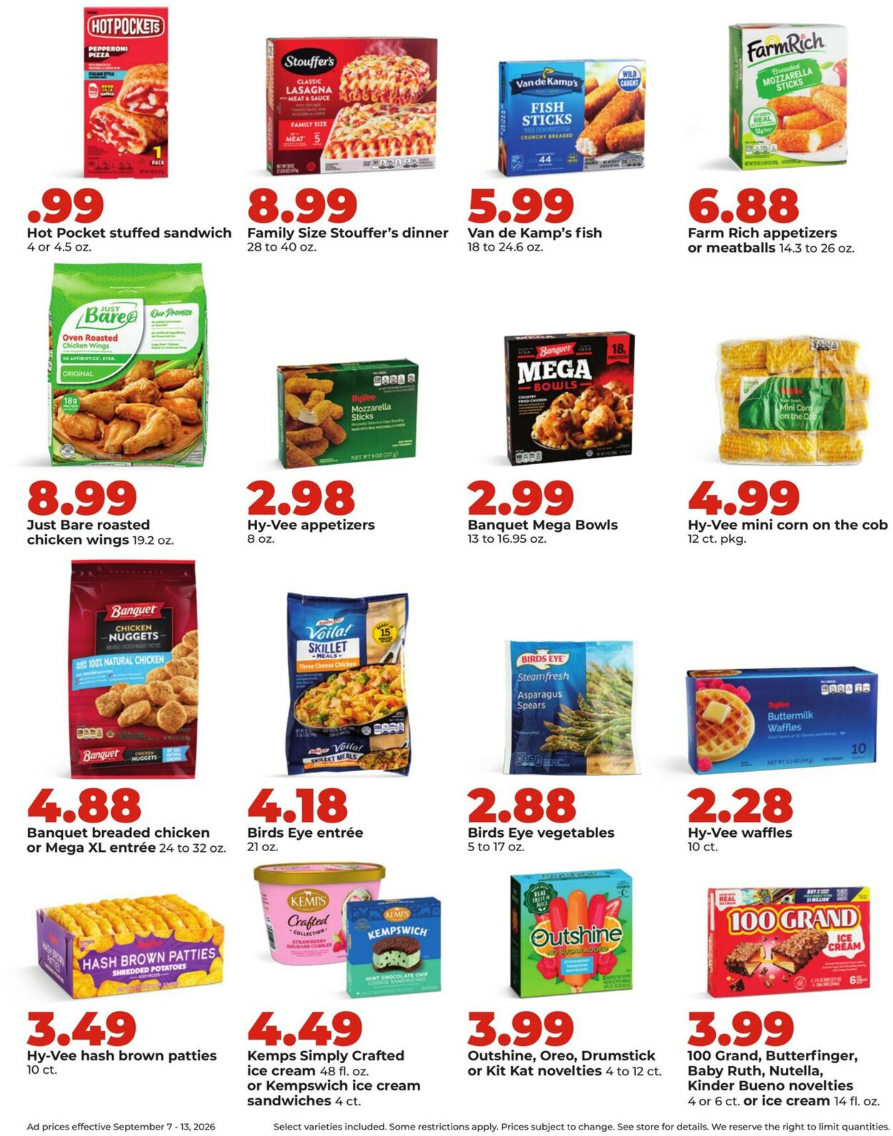 Catalogue HyVee from 09/07/2026