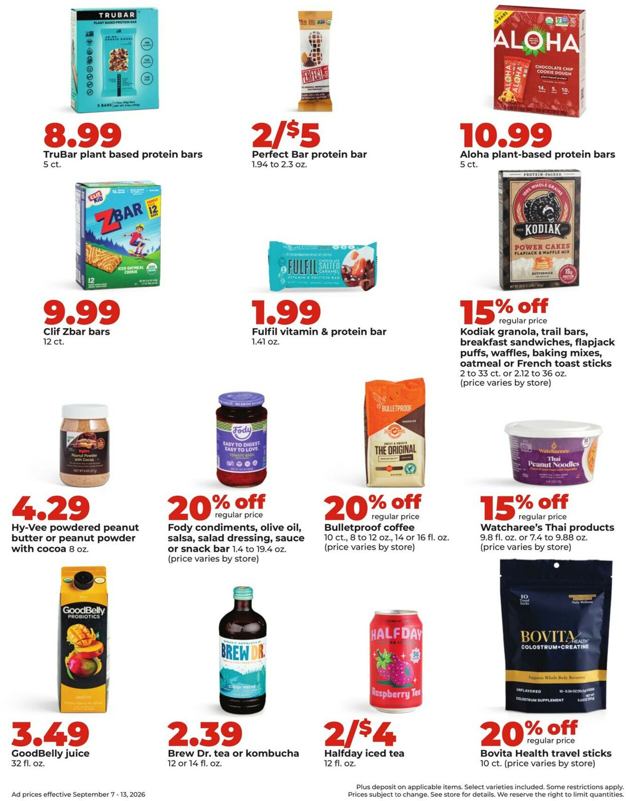 Catalogue HyVee from 09/07/2026