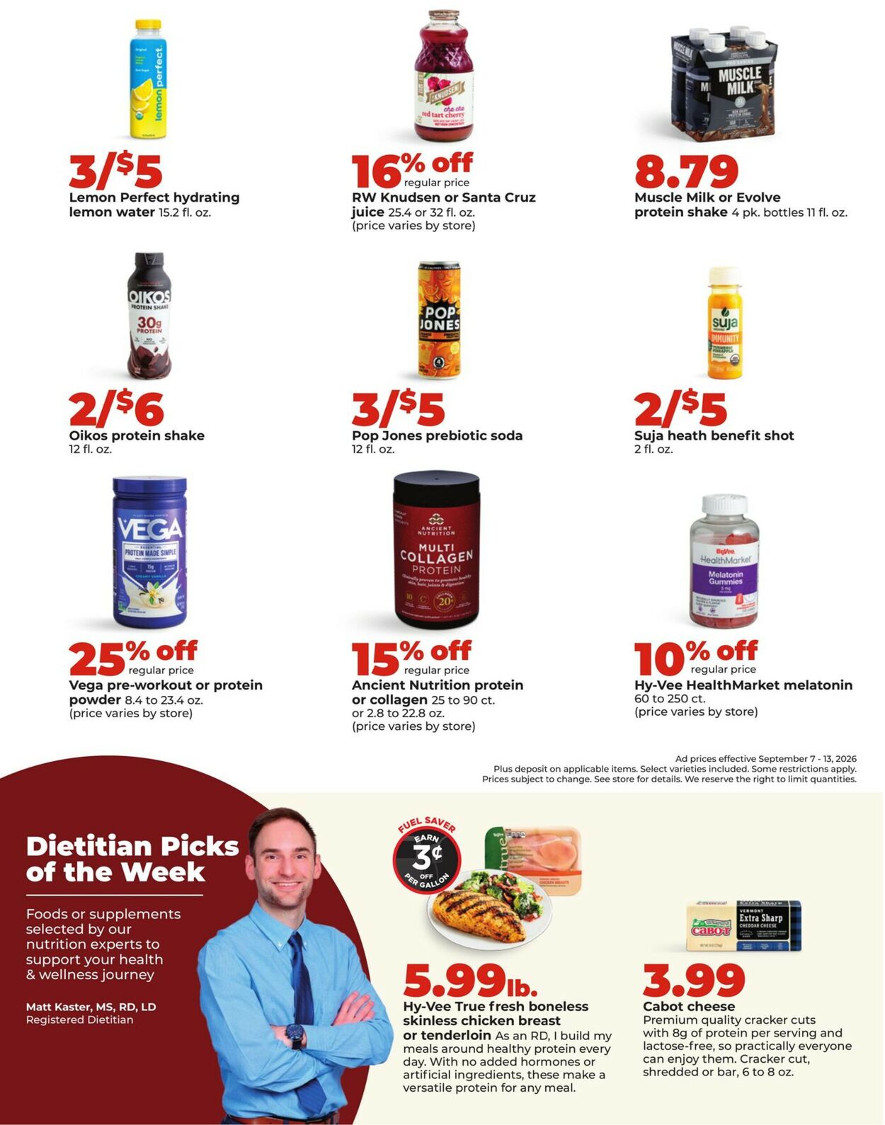 Catalogue HyVee from 09/07/2026