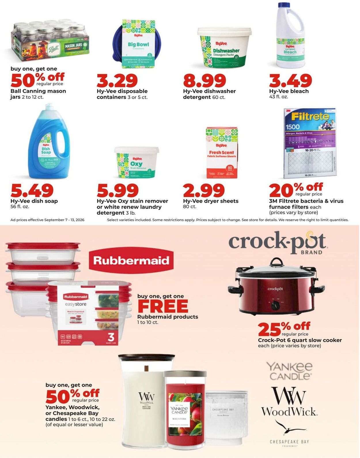 Catalogue HyVee from 09/07/2026