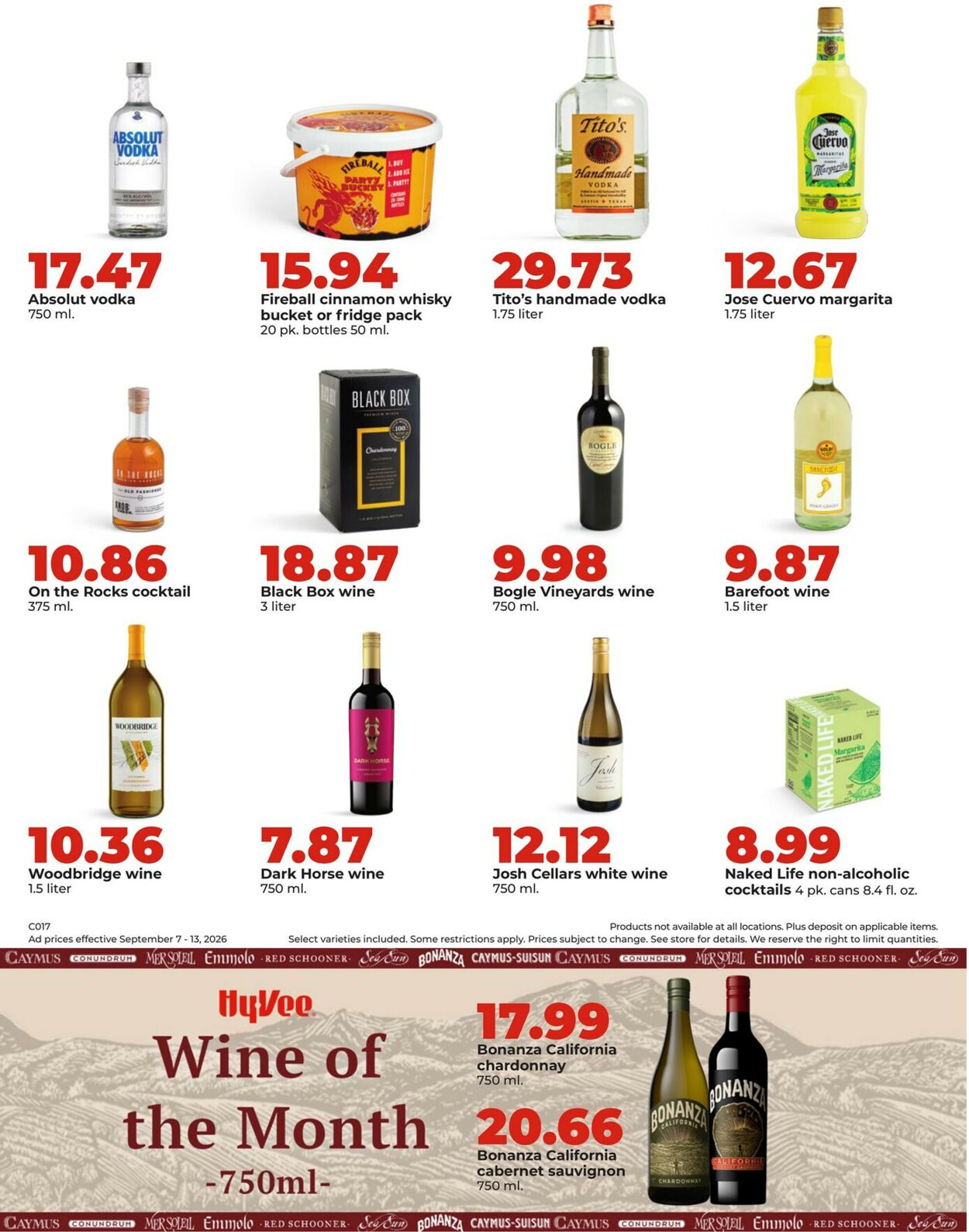 Catalogue HyVee from 09/07/2026
