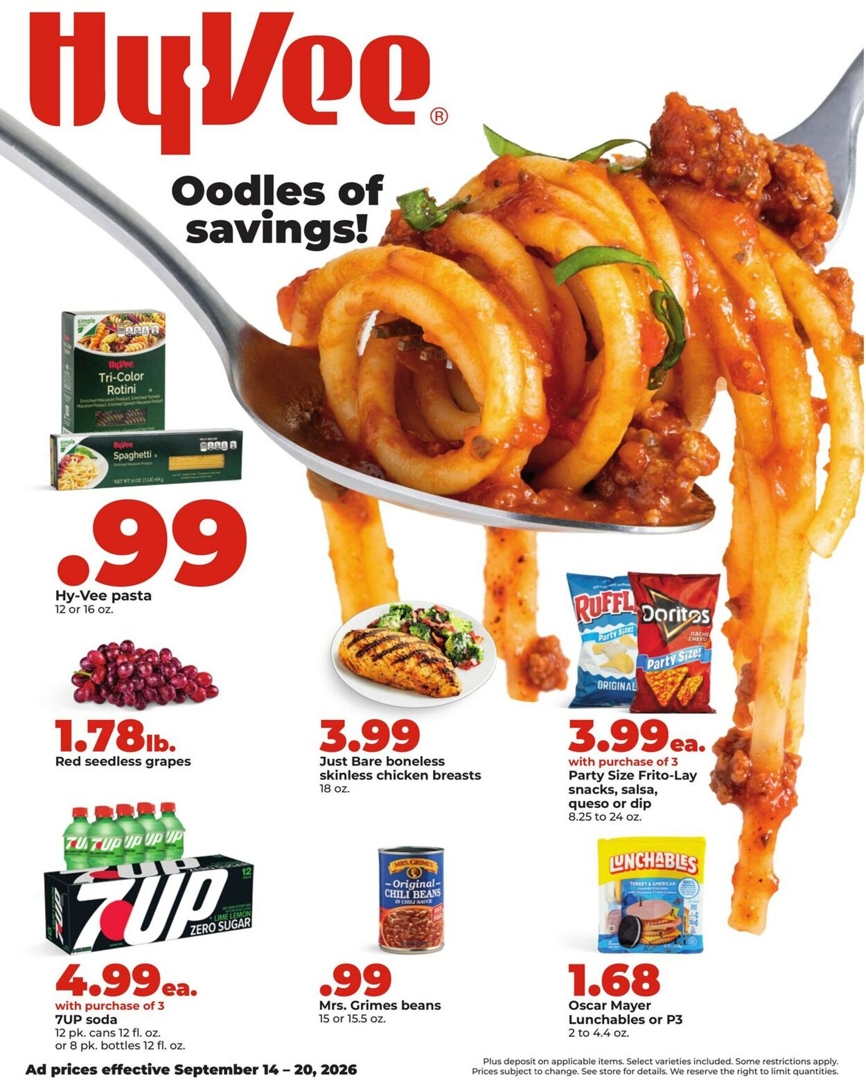 Catalogue HyVee from 09/14/2026