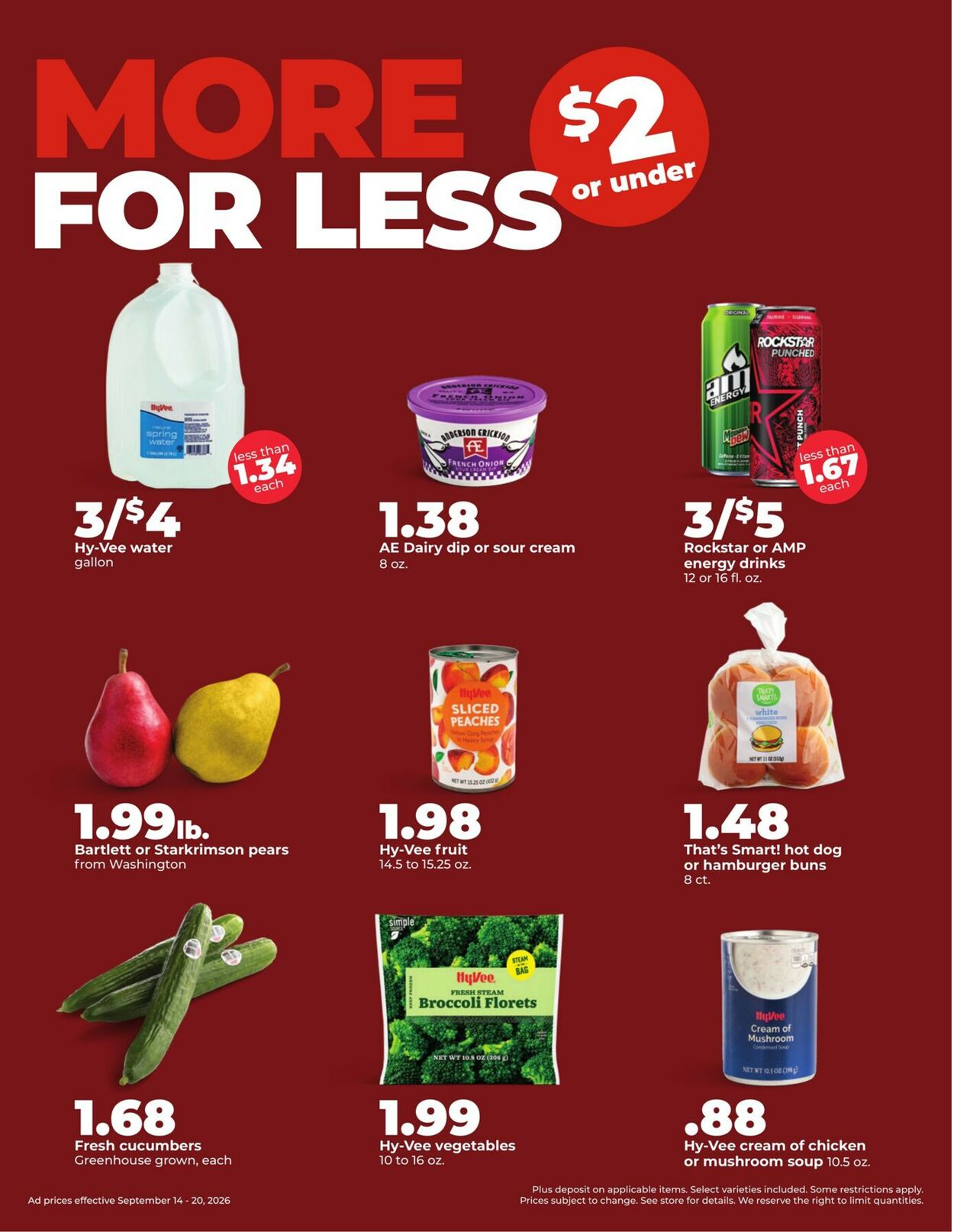 Catalogue HyVee from 09/14/2026