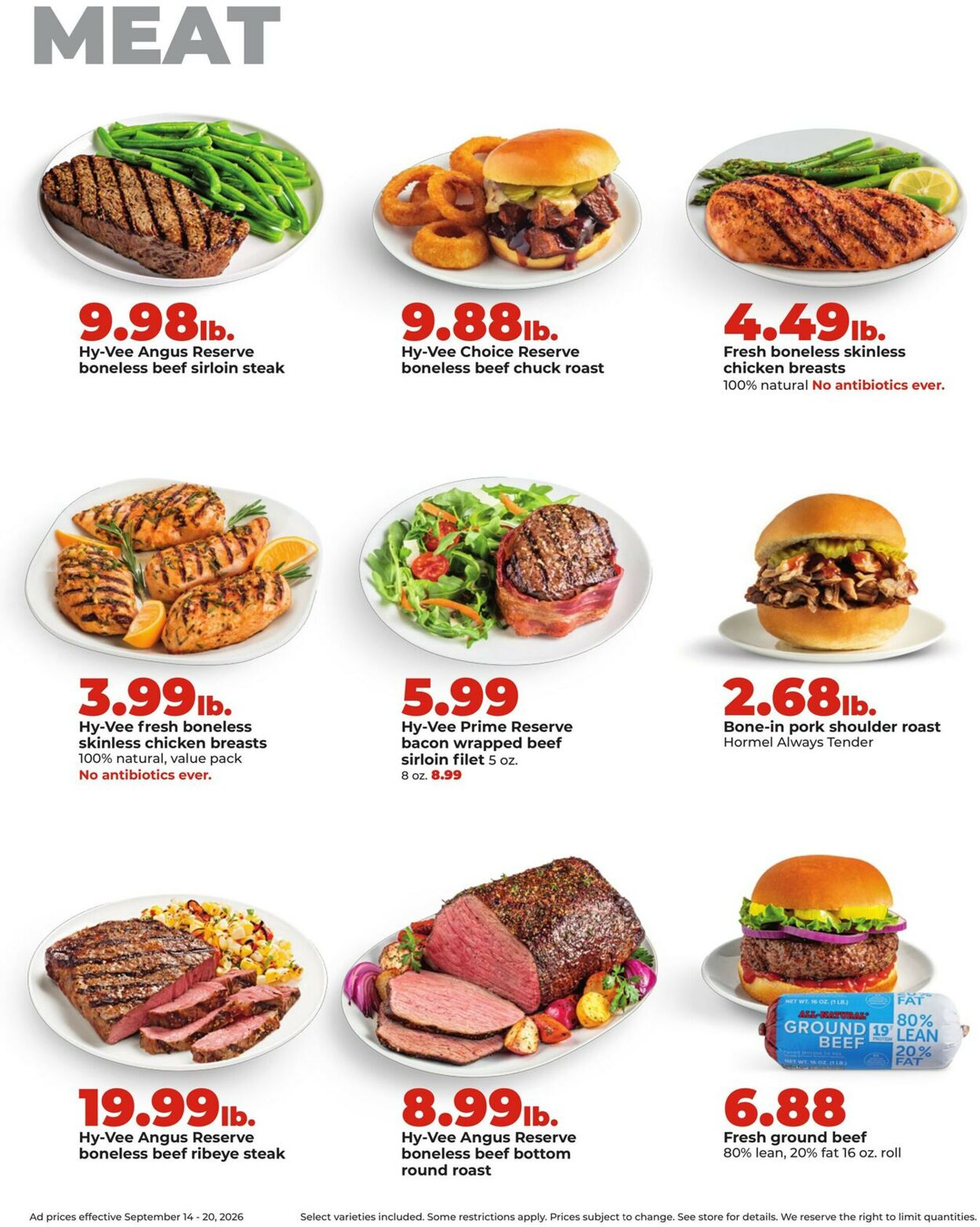 Catalogue HyVee from 09/14/2026