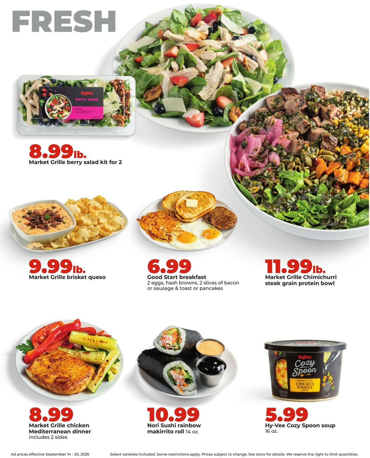Catalogue HyVee from 09/14/2026