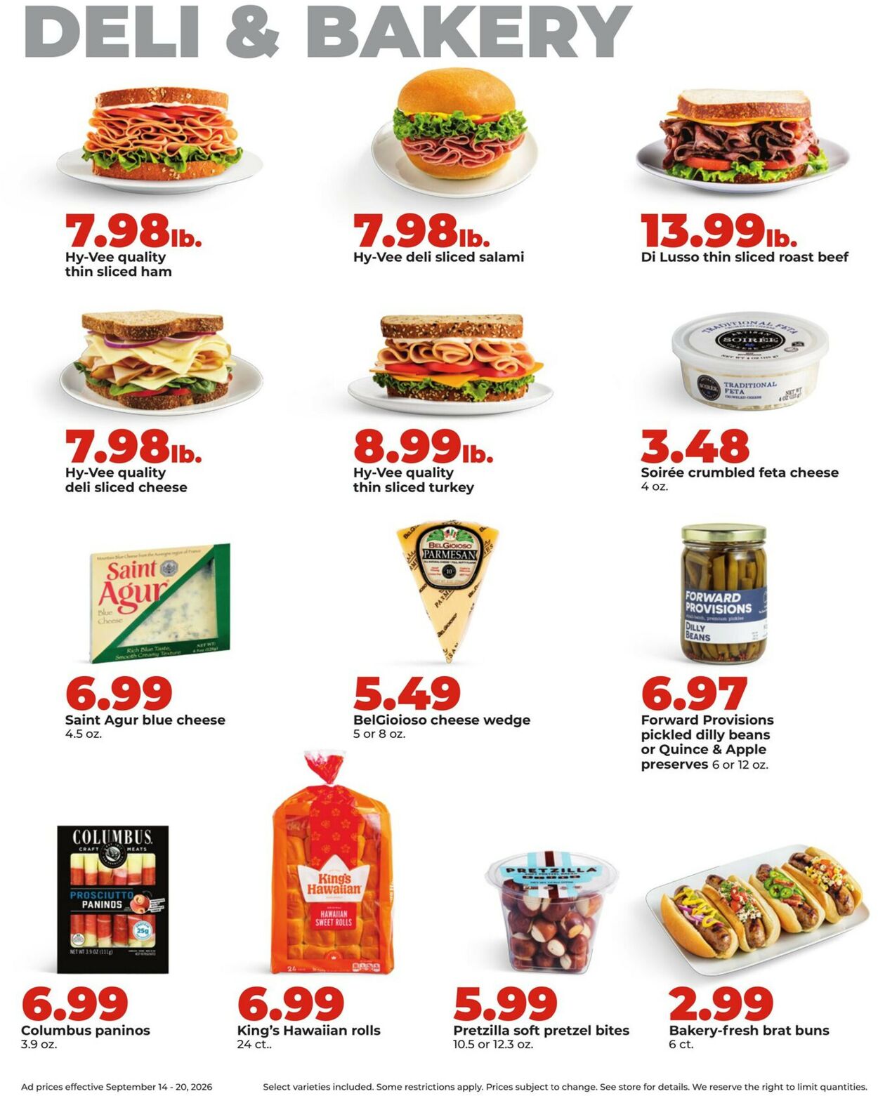 Catalogue HyVee from 09/14/2026