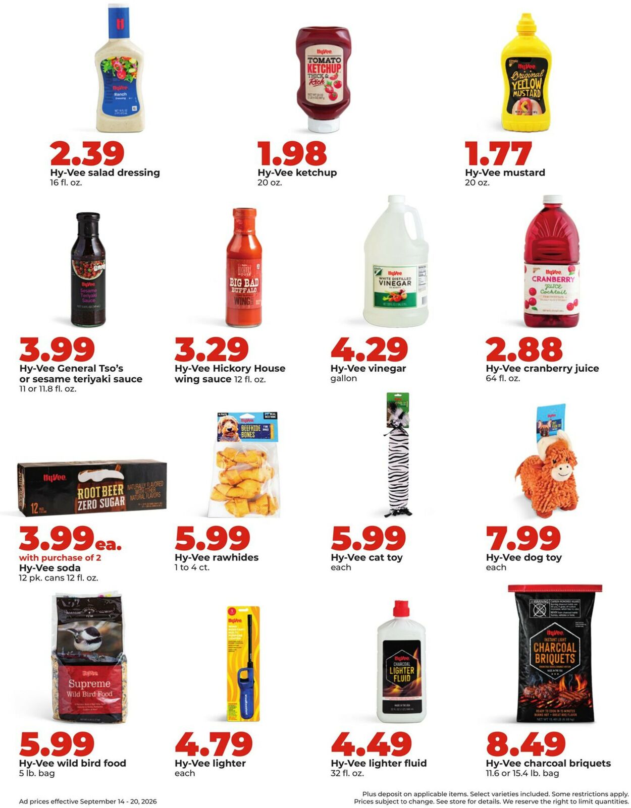 Catalogue HyVee from 09/14/2026