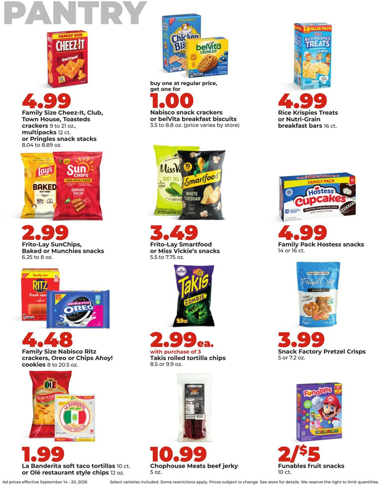 Catalogue HyVee from 09/14/2026