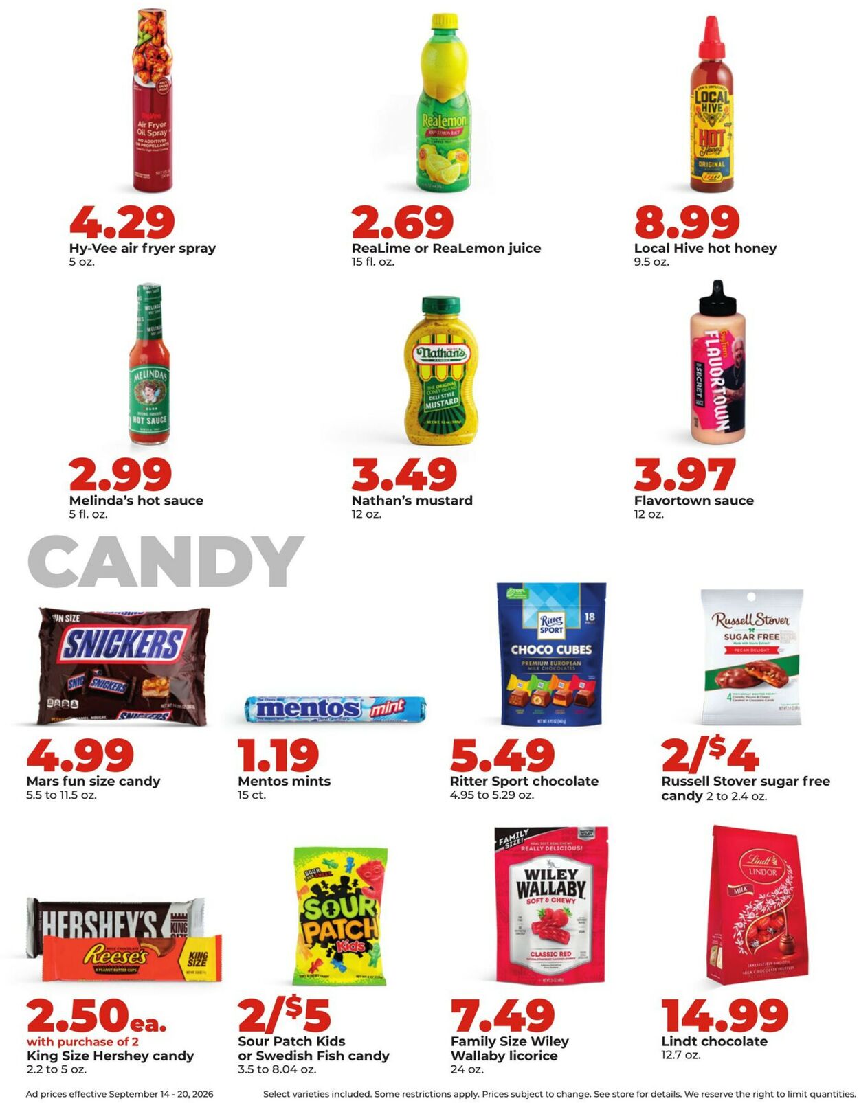 Catalogue HyVee from 09/14/2026