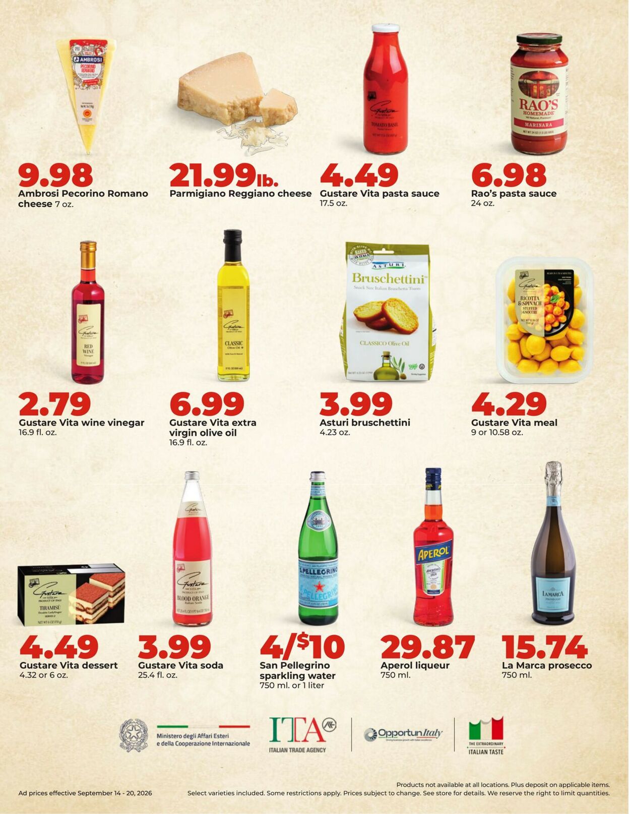 Catalogue HyVee from 09/14/2026