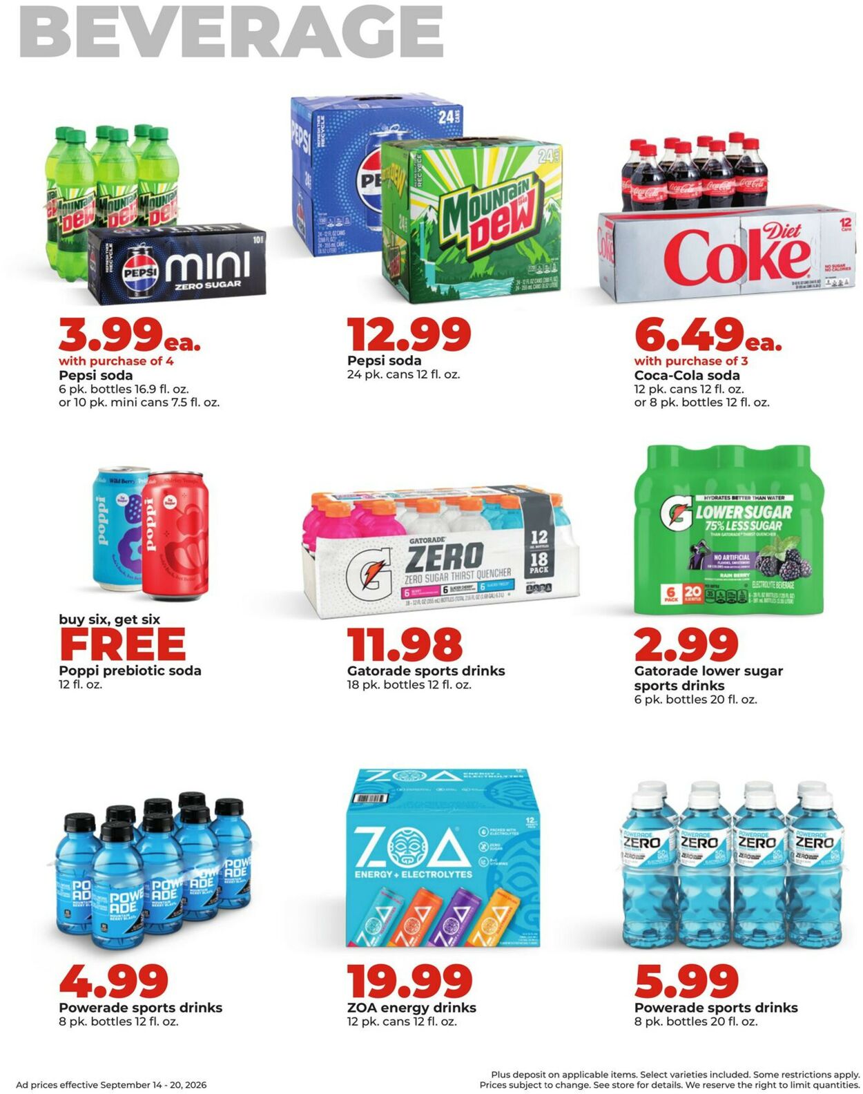 Catalogue HyVee from 09/14/2026