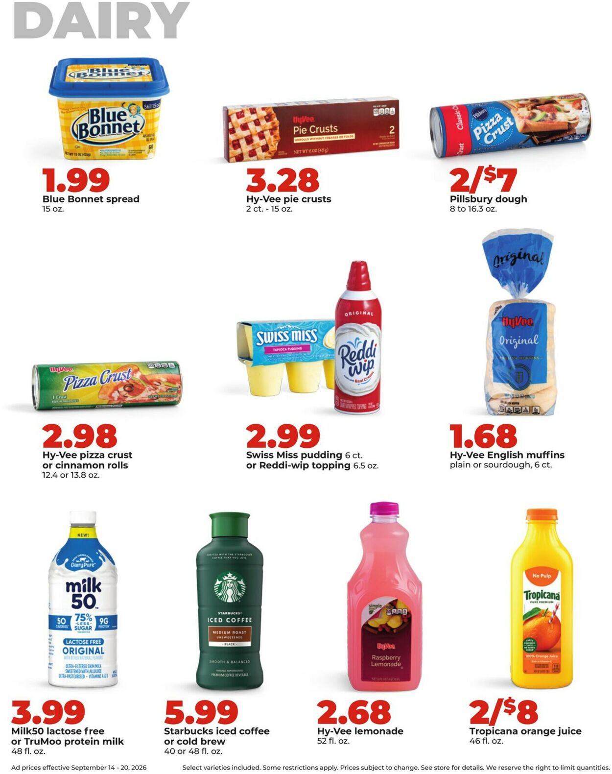 Catalogue HyVee from 09/14/2026