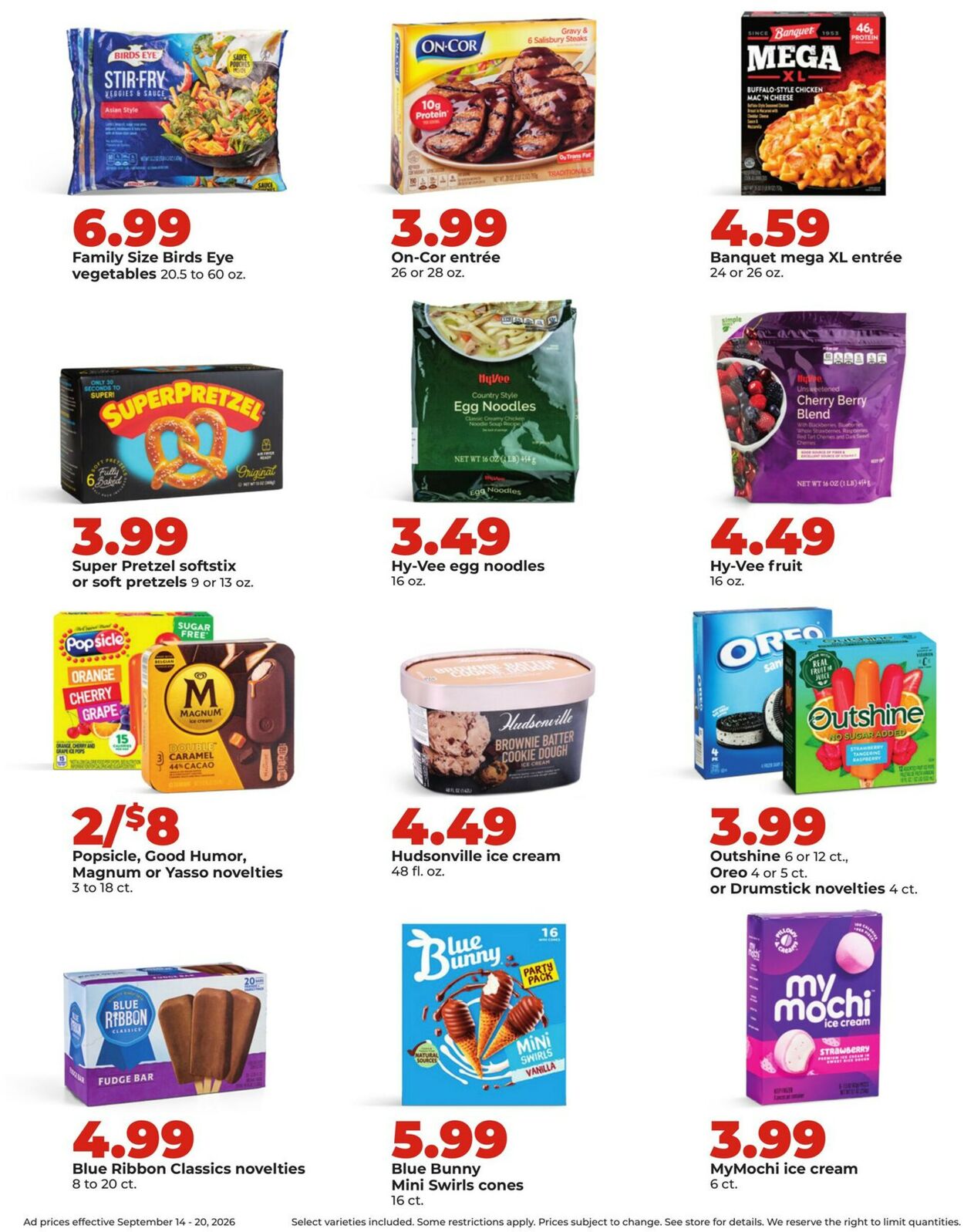 Catalogue HyVee from 09/14/2026