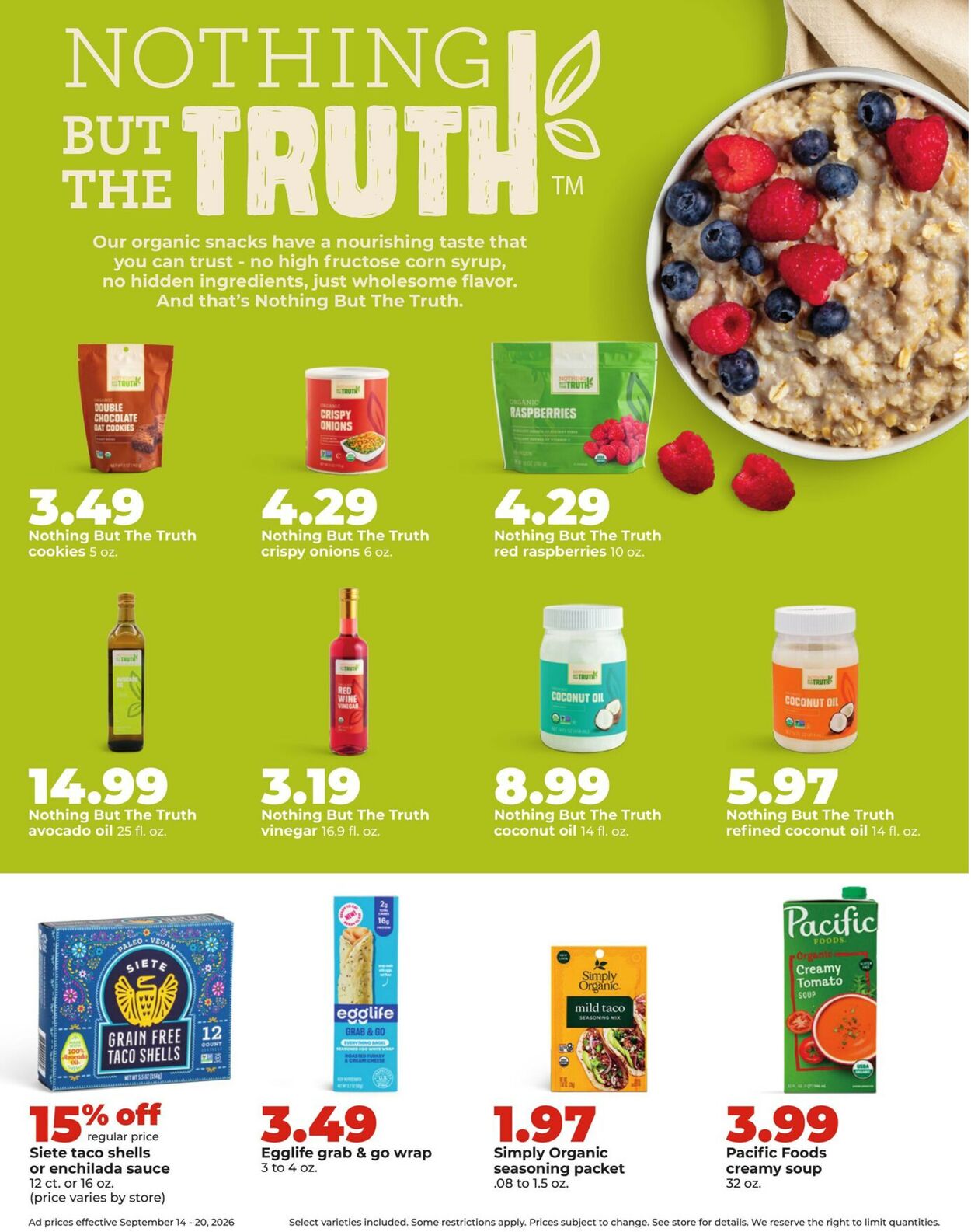 Catalogue HyVee from 09/14/2026