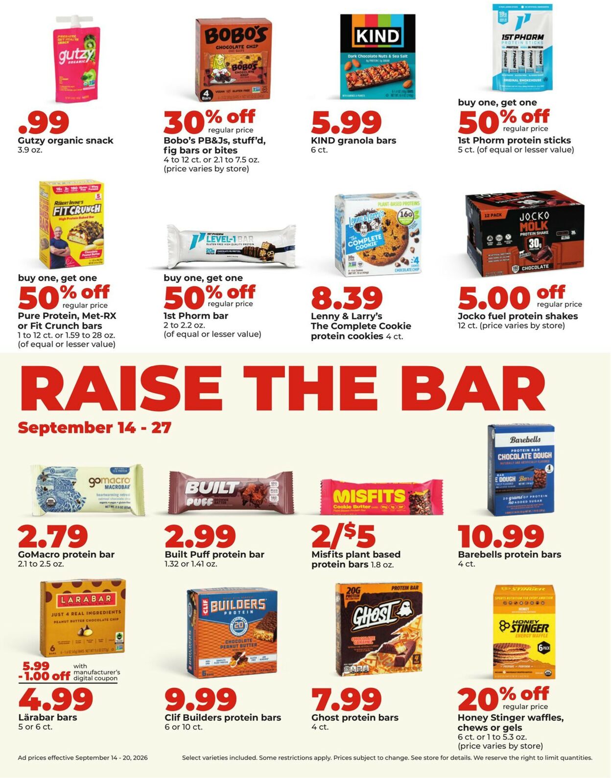 Catalogue HyVee from 09/14/2026