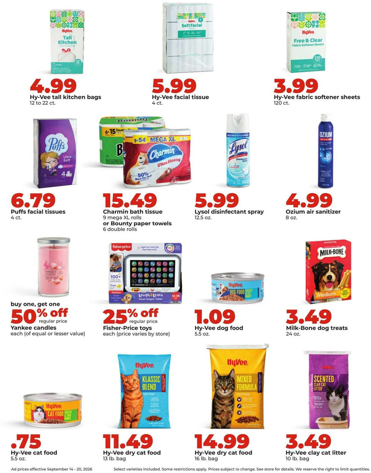 Catalogue HyVee from 09/14/2026