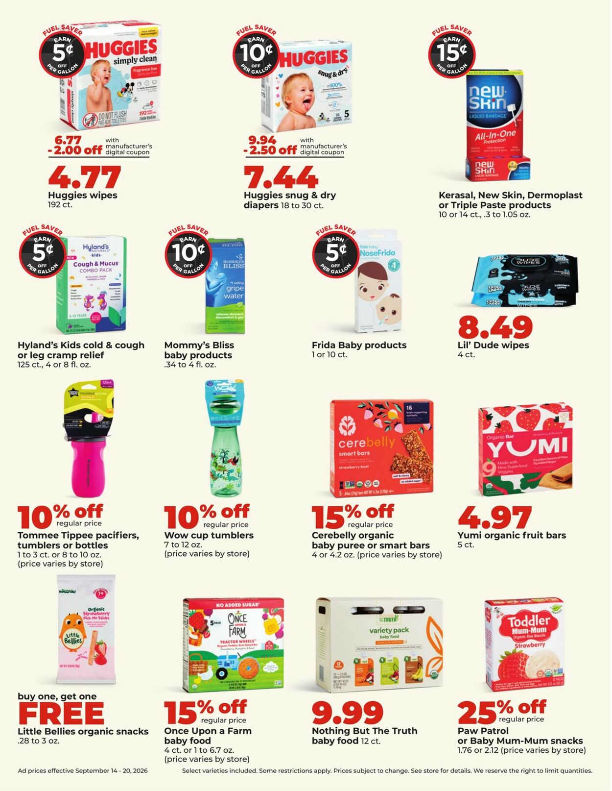 Catalogue HyVee from 09/14/2026