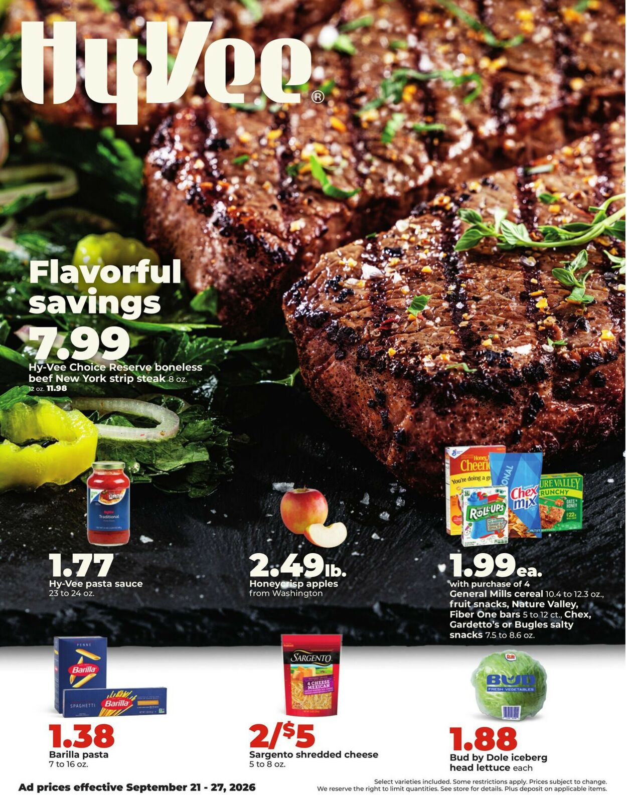 Catalogue HyVee from 09/21/2026